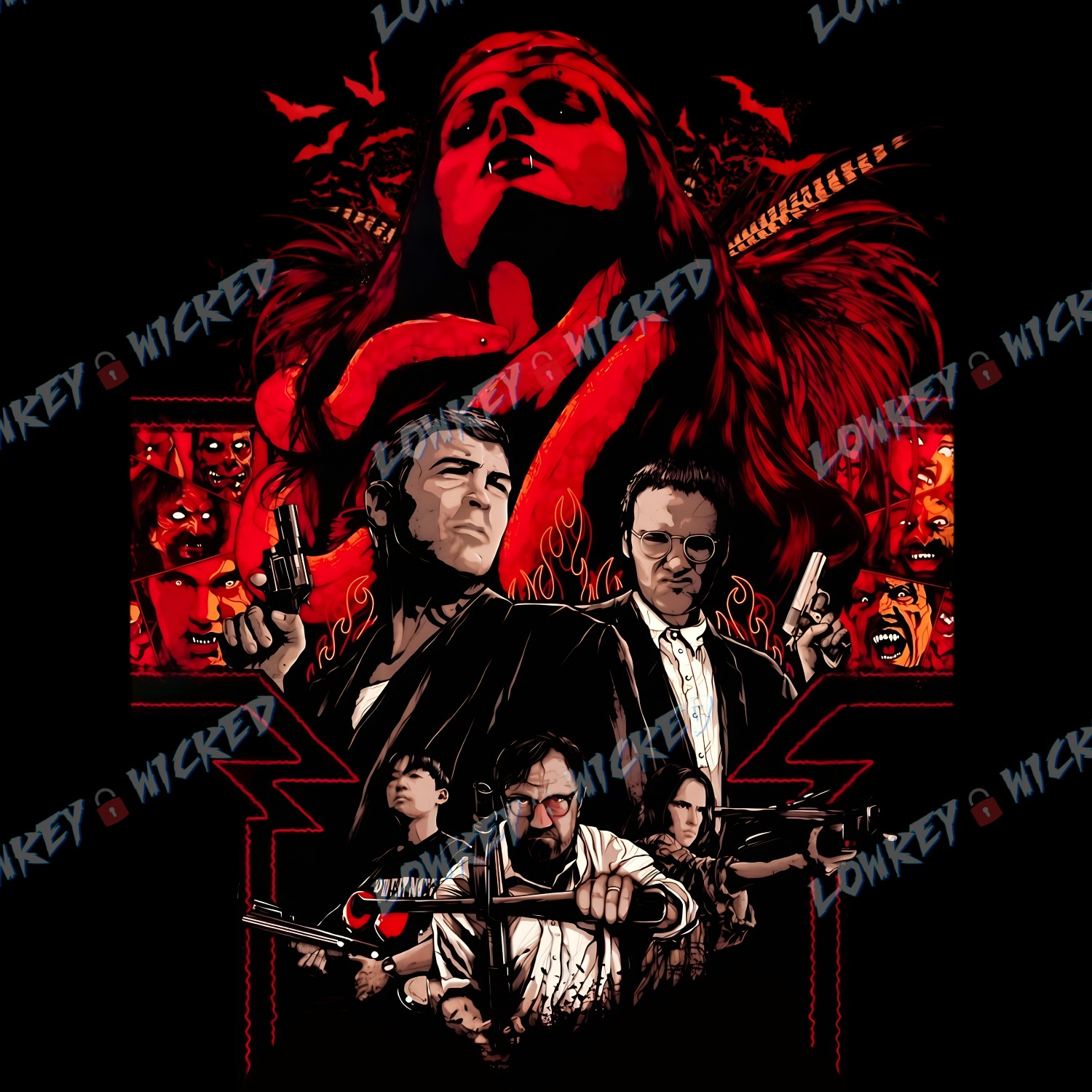 From Dusk Till Dawn Horror Movie T-Shirt | 90’s Cult Graphic Poster Vampire Art