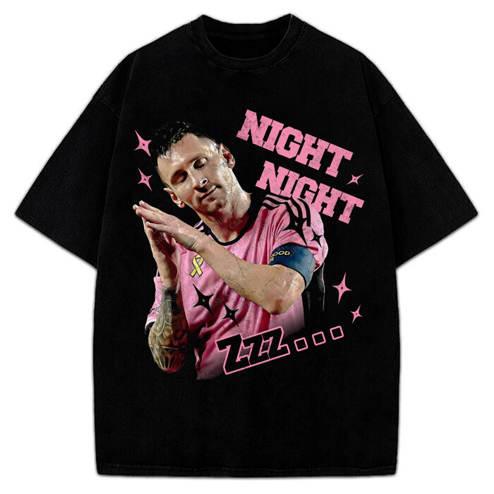 Lionel Messi Night Night Celebration Celly Greatest Of All Time GOAT T-Shirt