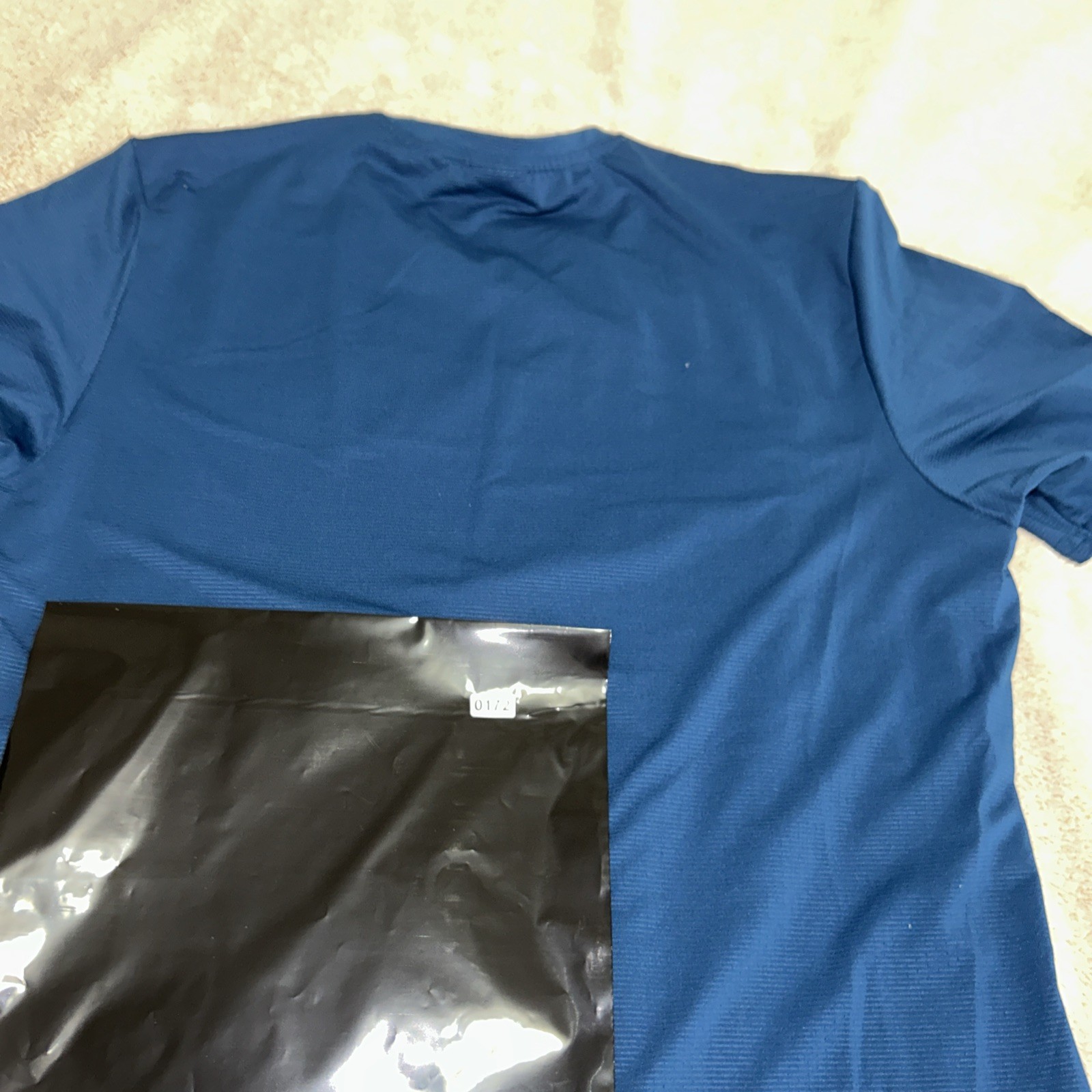 Gymshark Shirt Vented Stretch Large Teal Athletic Gym Training Running Casual
