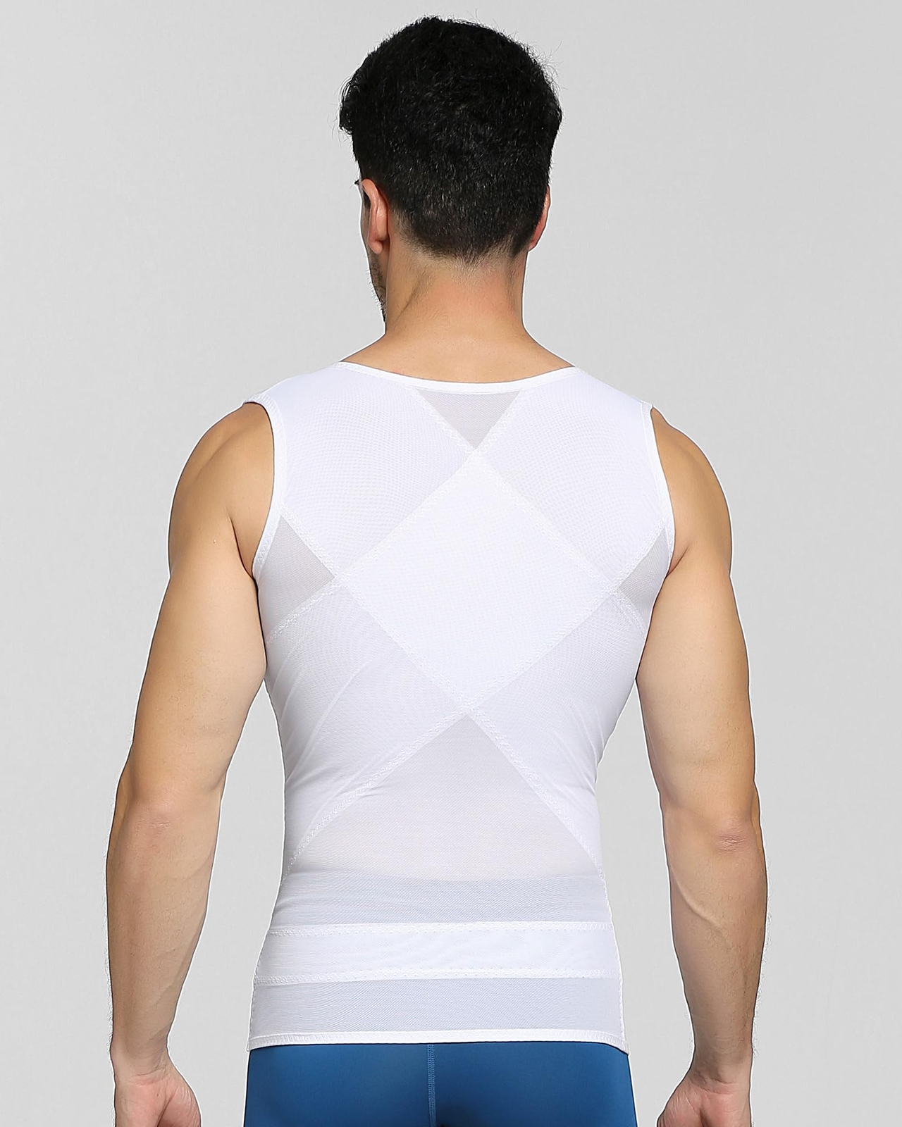 Men Compression Shirts Body shaper Tummy Control Underwear Slimming Girdle US
