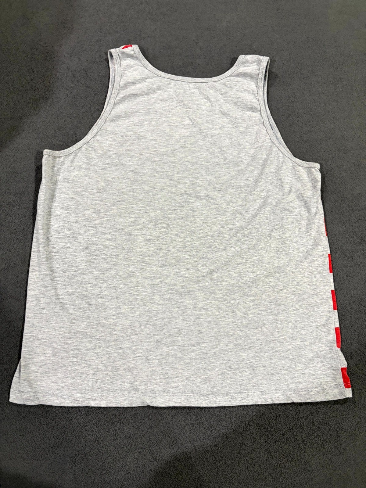 Mad Engine Tank Top Mens Large Multicolor Striped American Flag Graphic Print