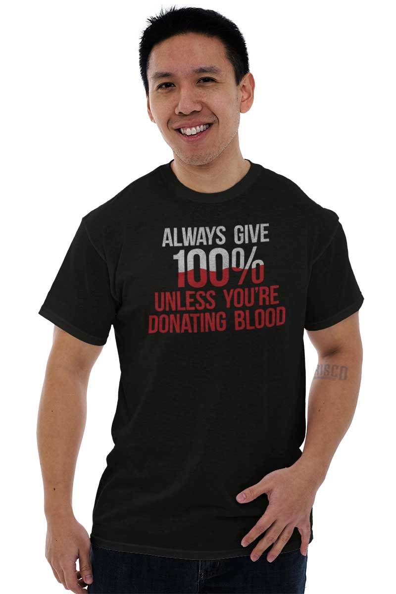 Blood Drive Medical Funny Doctor Nurse Gift Womens or Mens Crewneck T Shirt Tee
