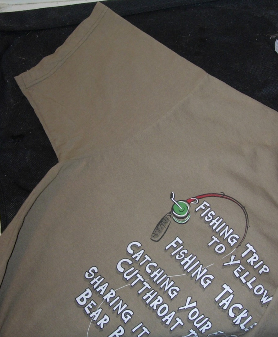 Funny Gag Fishing T Shirt,Priceless,Brown,UltraCotton,Gidan,XL