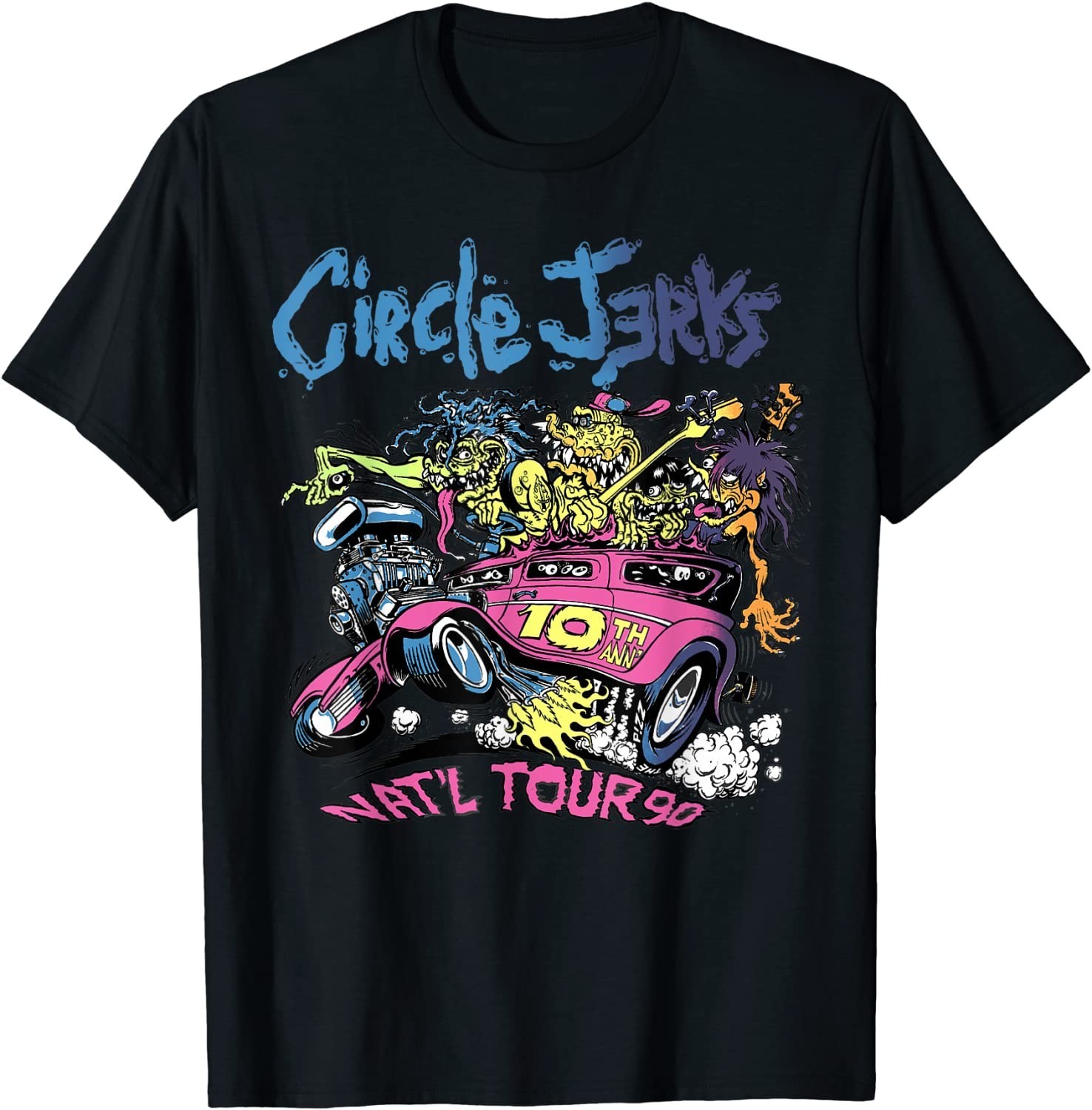 Rare Circle Jerks 91 Tour Album Unisex Cotton Shirt All Size S-234XL
