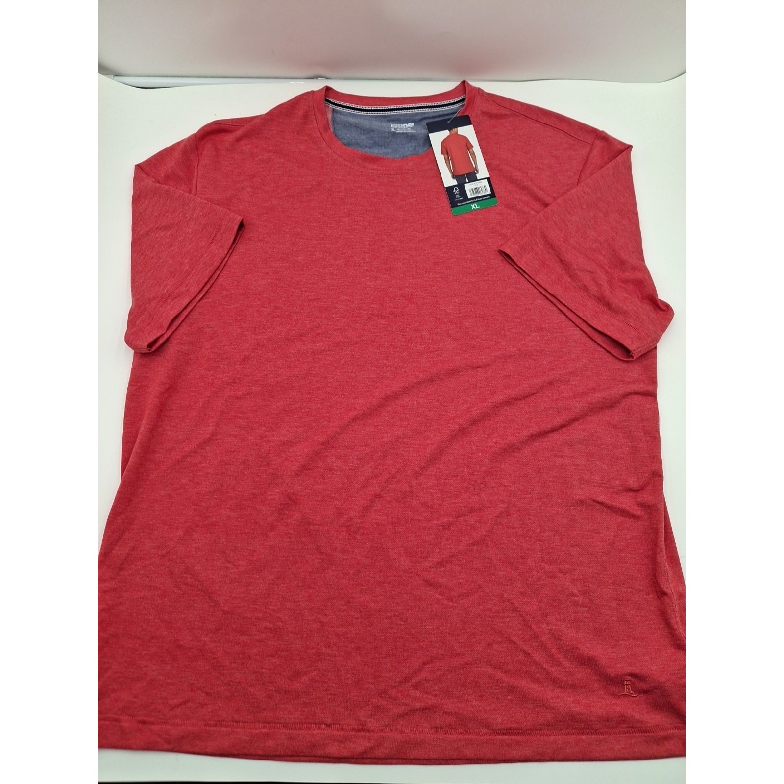 Lands’ End Men’s Classic Fit 4-Way Stretch Tee, Red, Size XL