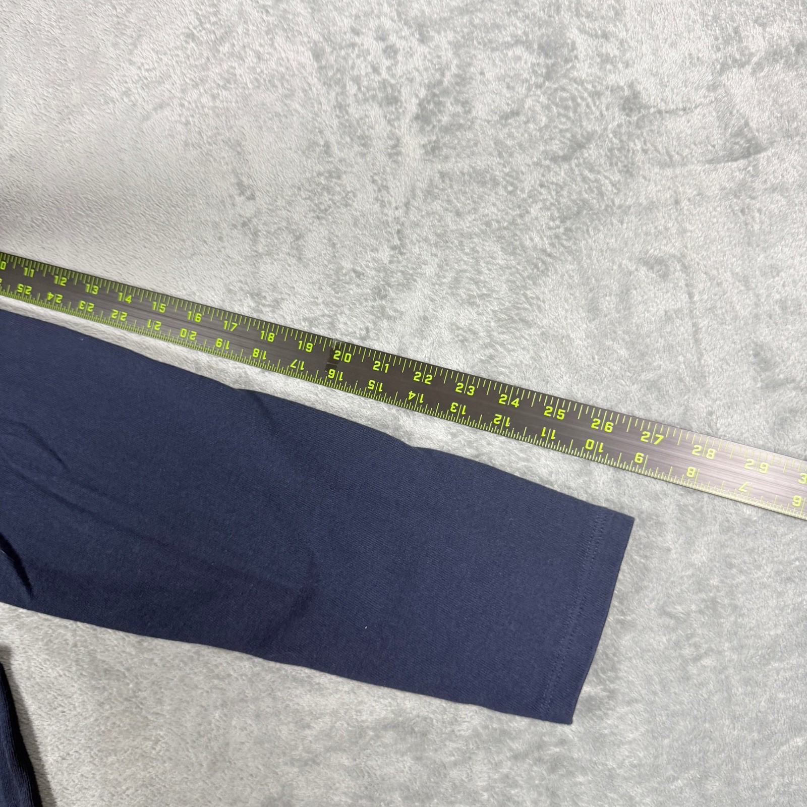 Taylor Stitch Mens 46 XL Henley Shirt Navy Blue Long Sleeve