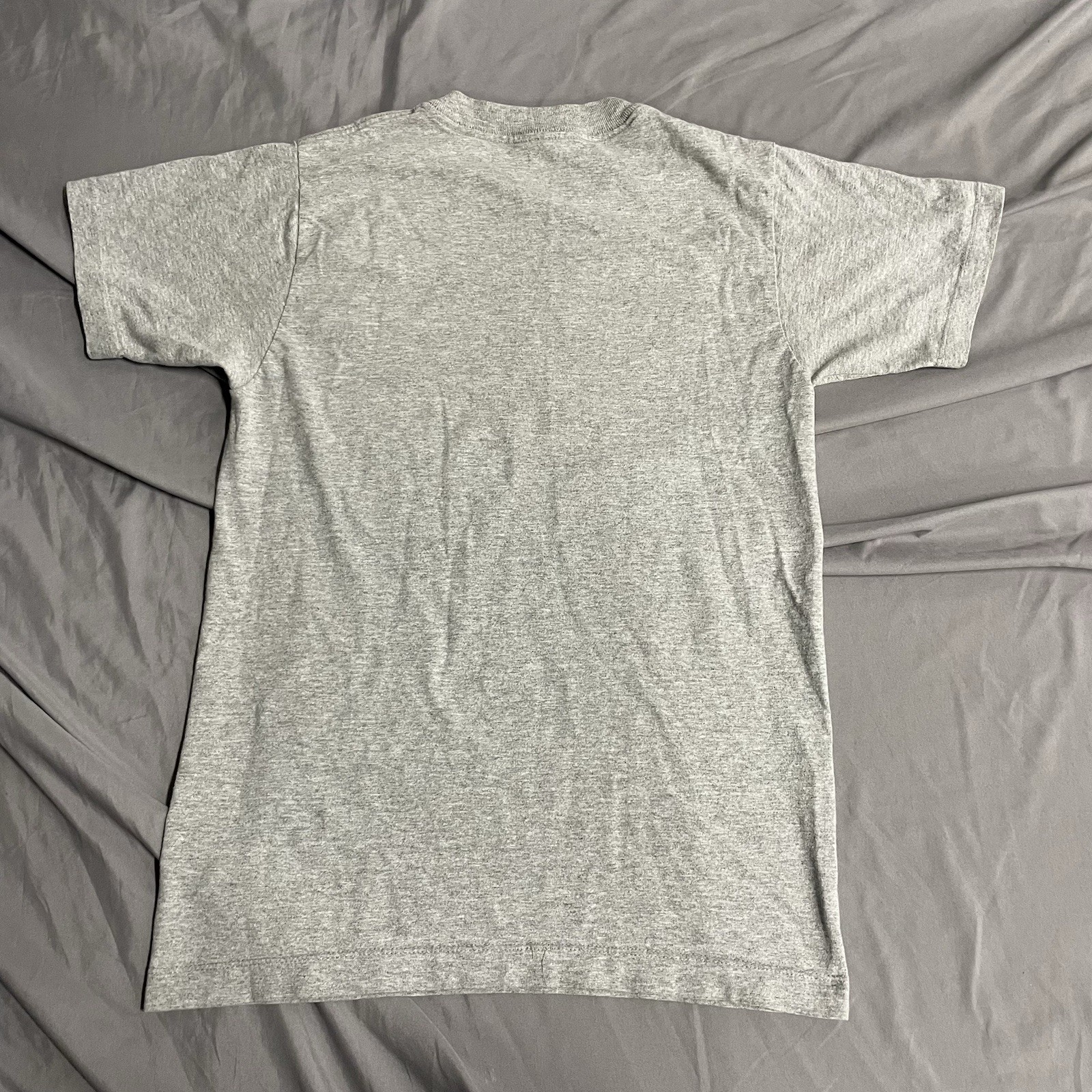 Vintage 90s Wake Forest University Gray T Shirt Size Small Made In USA College