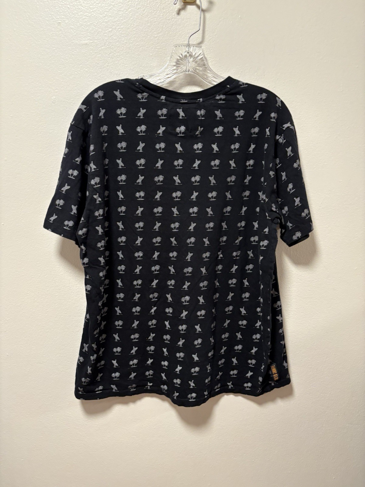 Quilted Giraffe Mens 100% Cotton Made In India Surfer Palm Tree Print XL