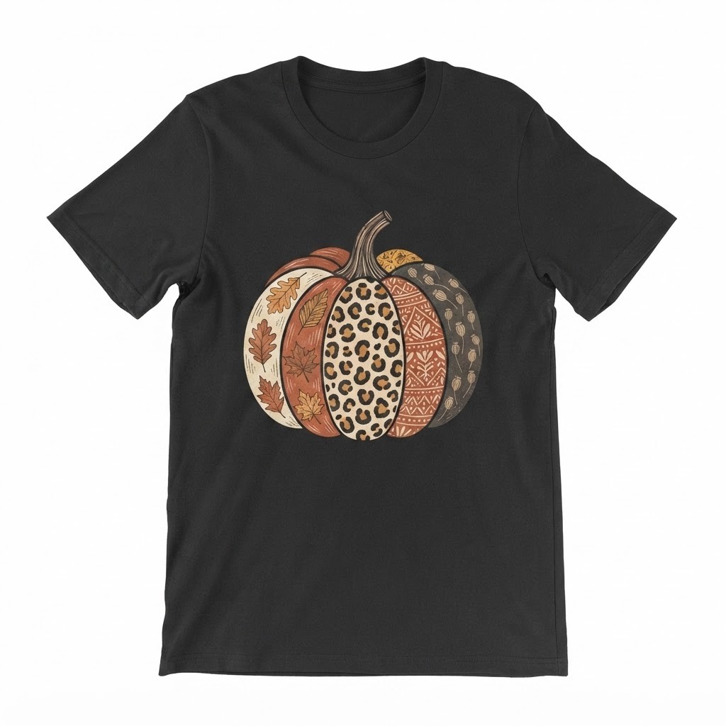 Watercolor Pumpkin T-Shirt, Pumpkin Season Shirt, Fall Shirt Halloween