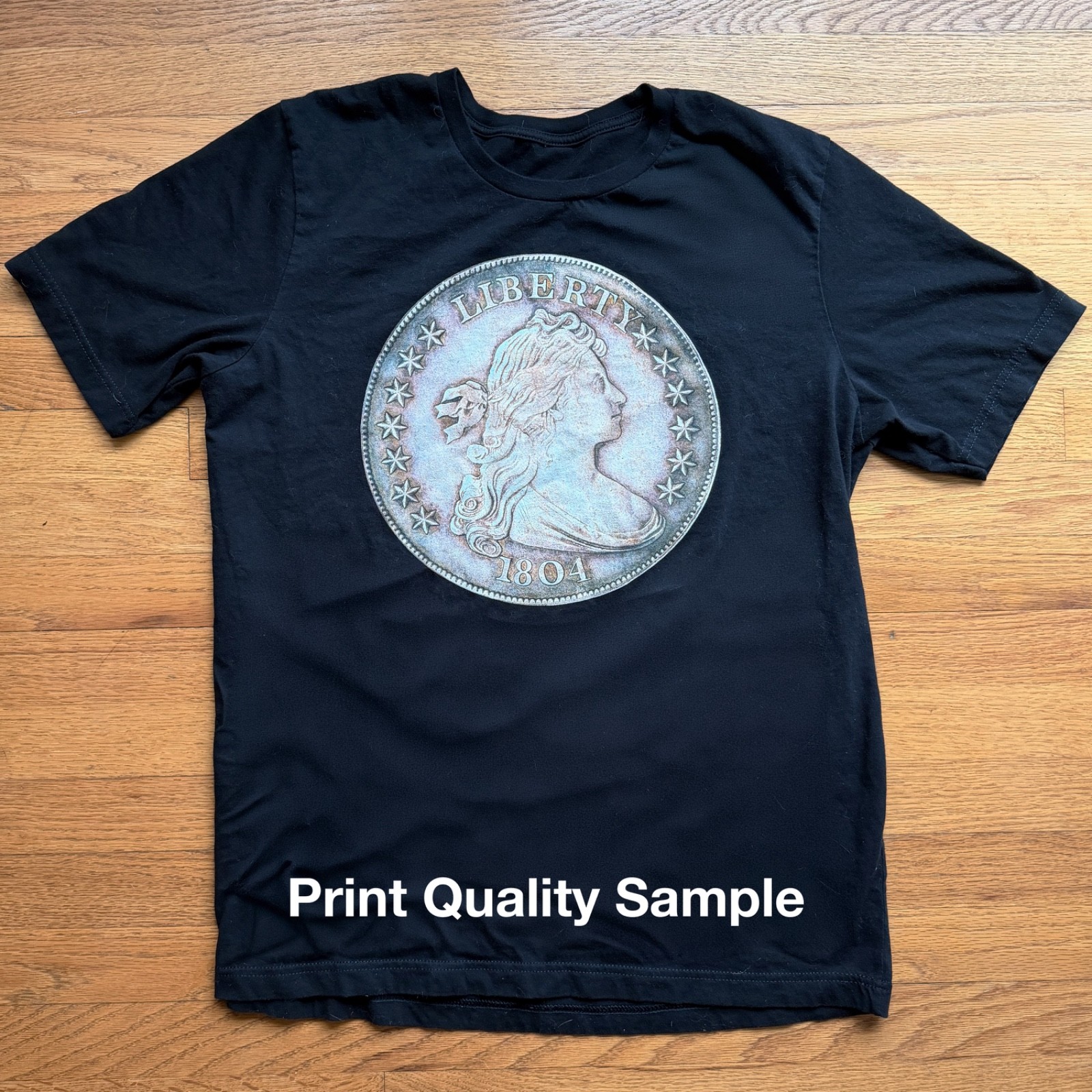 Indian Head Cent Coin T-Shirt — 1859 One Cent Tee Coin Collector Gift — Small