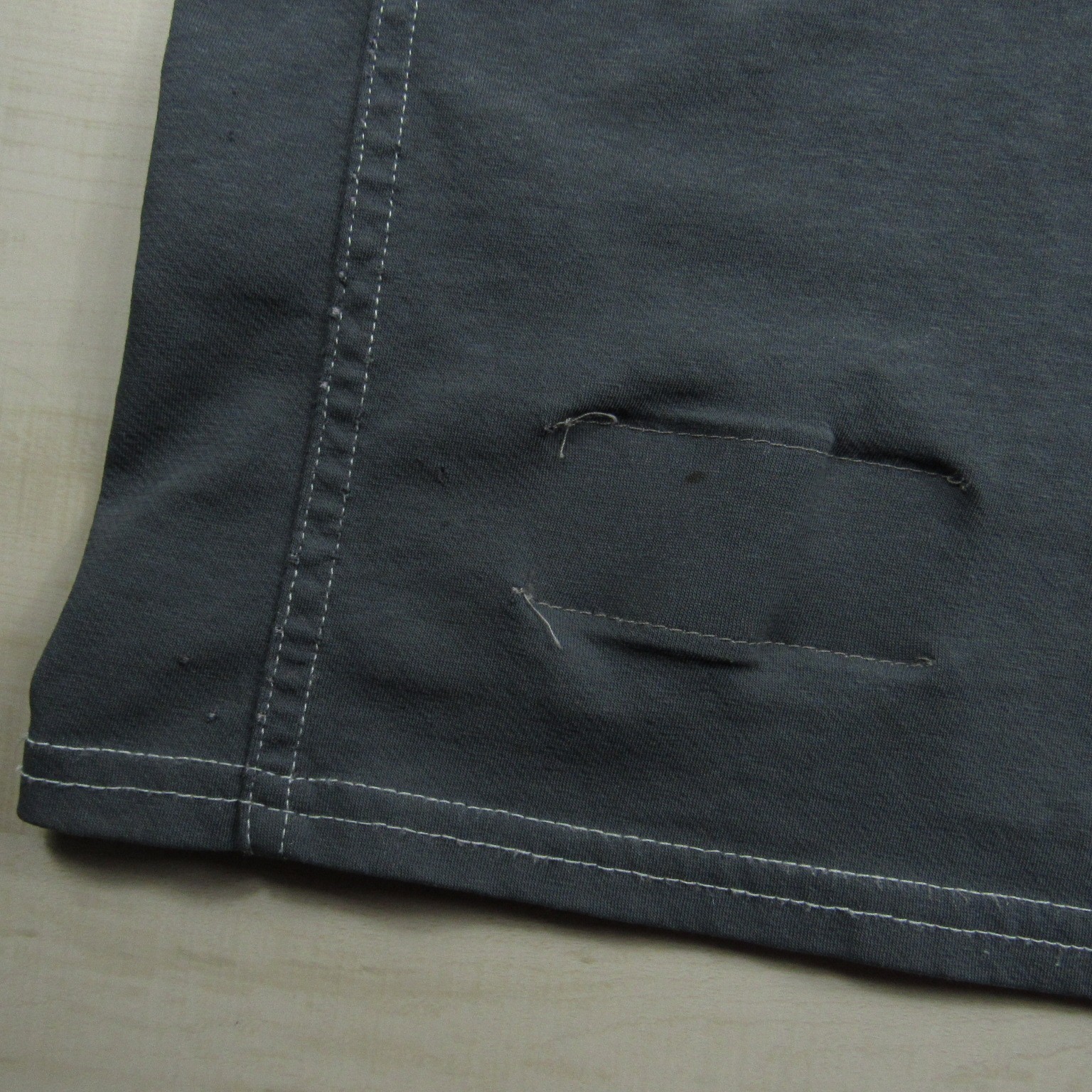 Bulwark Shirt Mens Large Gray Henley FR Fire Resistant IQ Westex Pocket Cat 2