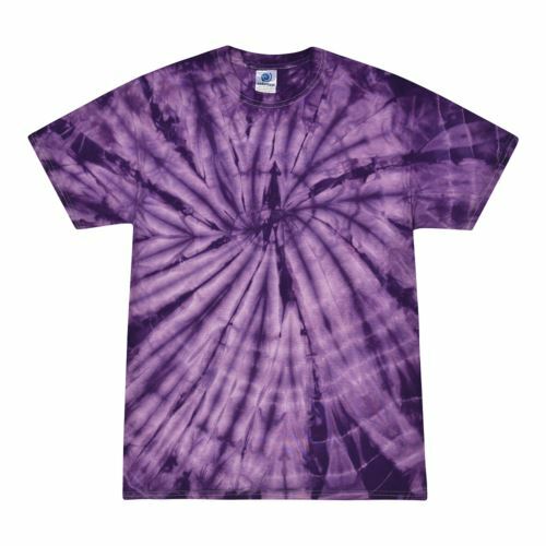 Tie Dye T-Shirts, Adult S M L XL 2XL 3XL, Multi-Color 100% Cotton