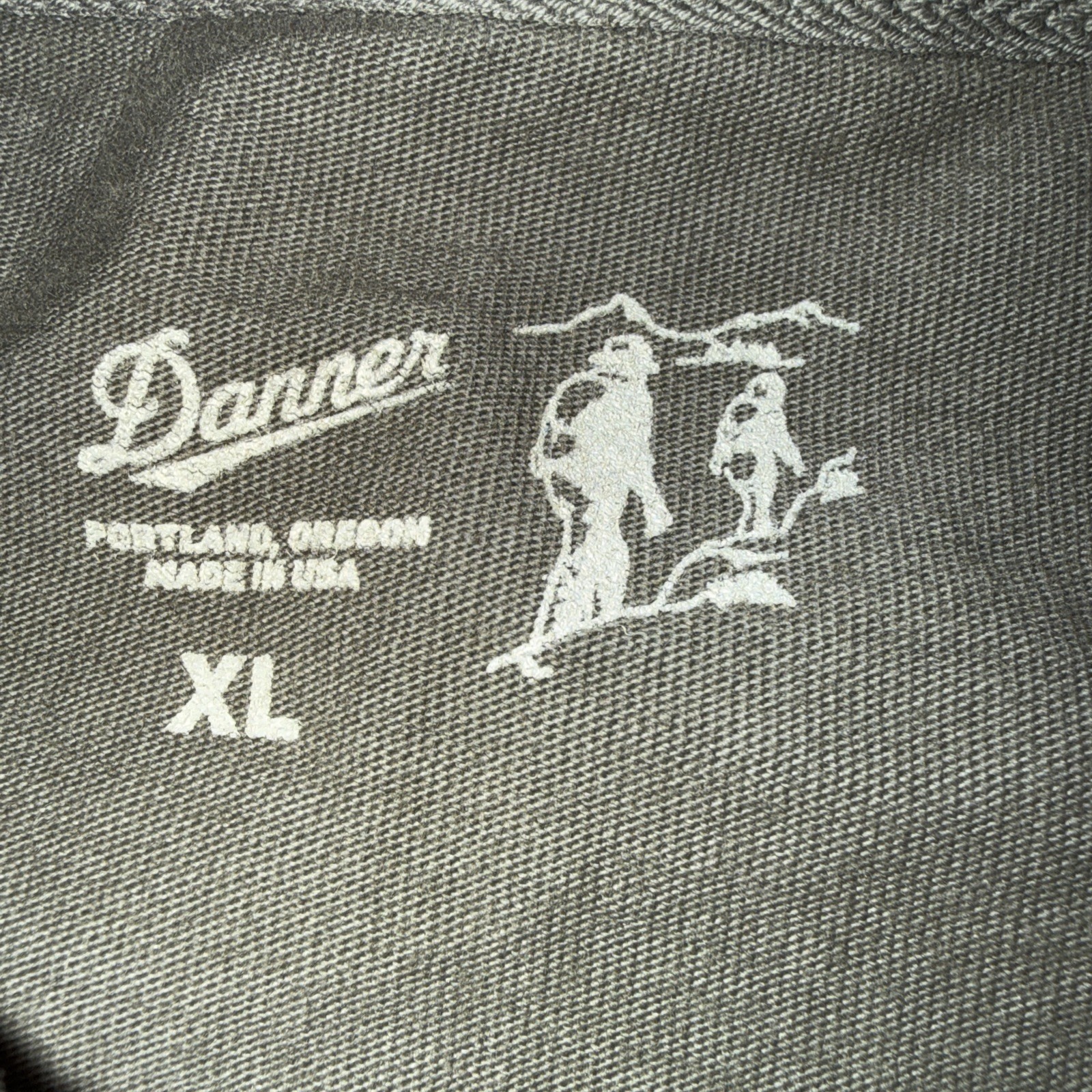 Danner Pocket T Shirt Mens XL Green Outdoor Made In USA Portland Oregon Cotton