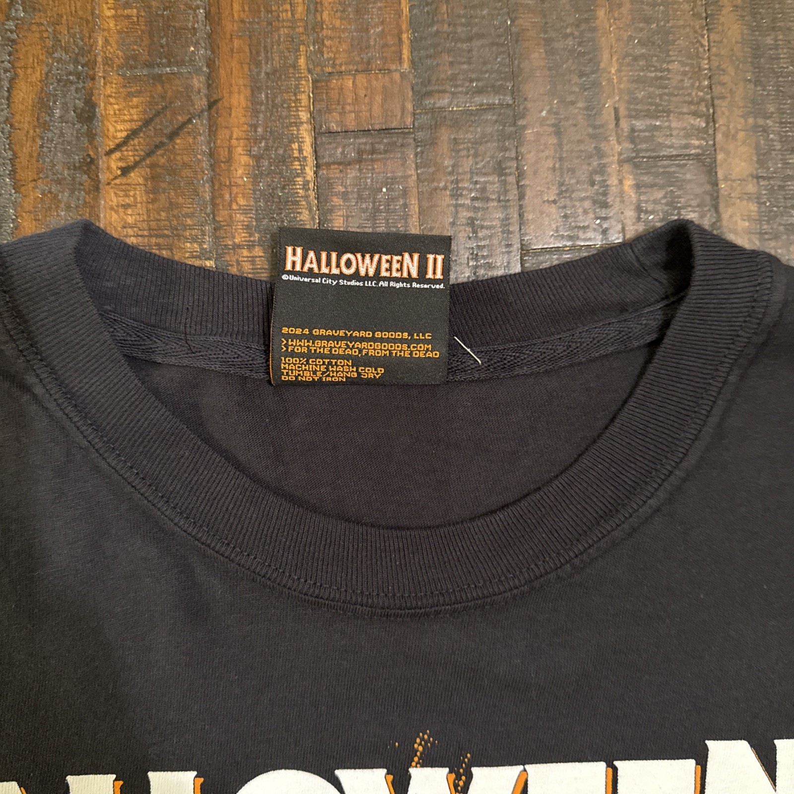 Graveyard Goods Halloween II Now He’s Back T Shirt Rare – XL