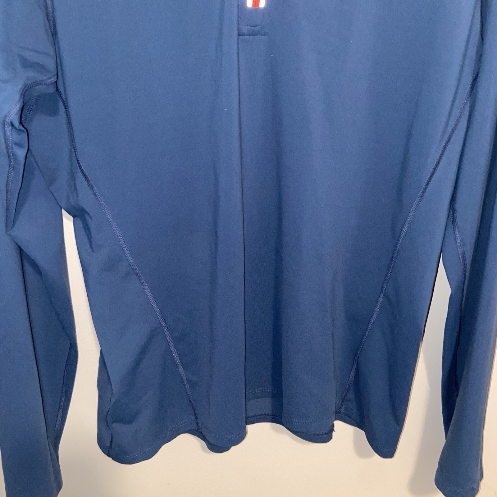 Patagonia Shirt Mens Large 1/4 Zip Pullover Outdoor Base Layer Cycling Logos