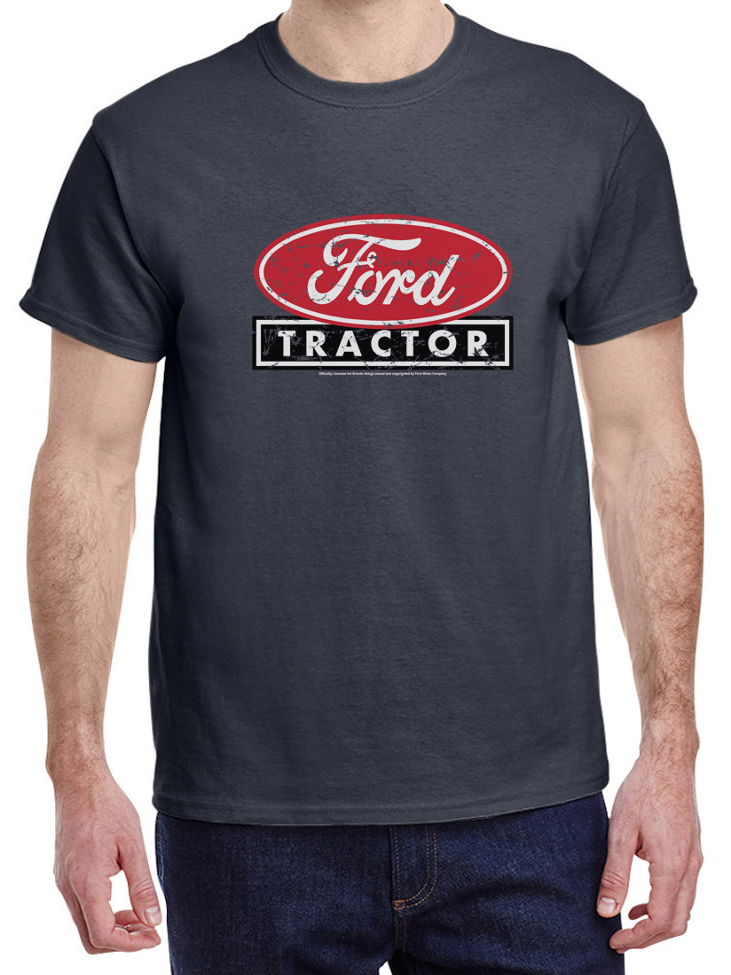 Ford Tractor T-shirt Mens Graphic Tees Farming Gear Farmer Apparel Clothing