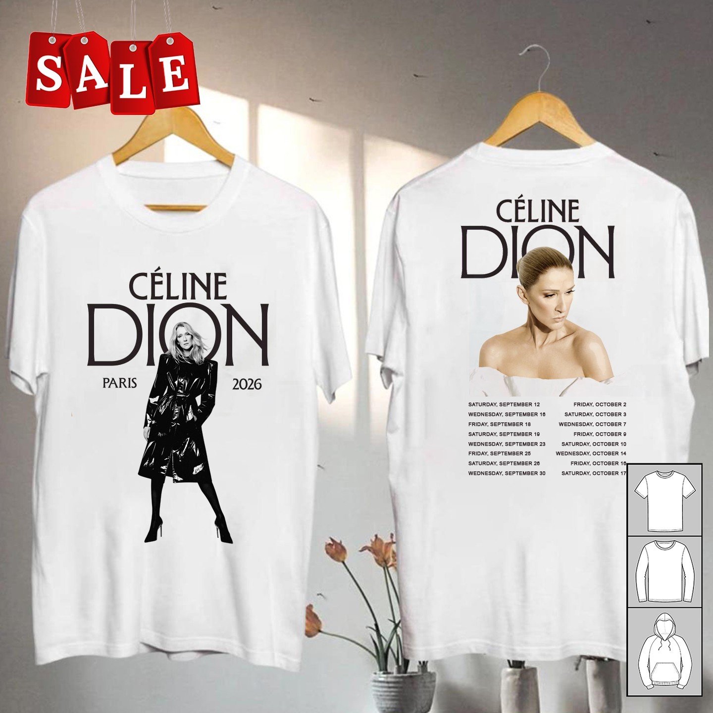 New Celine Dion Tee 2026 Paris for music lover Unisex S-5XL Shirt OS406