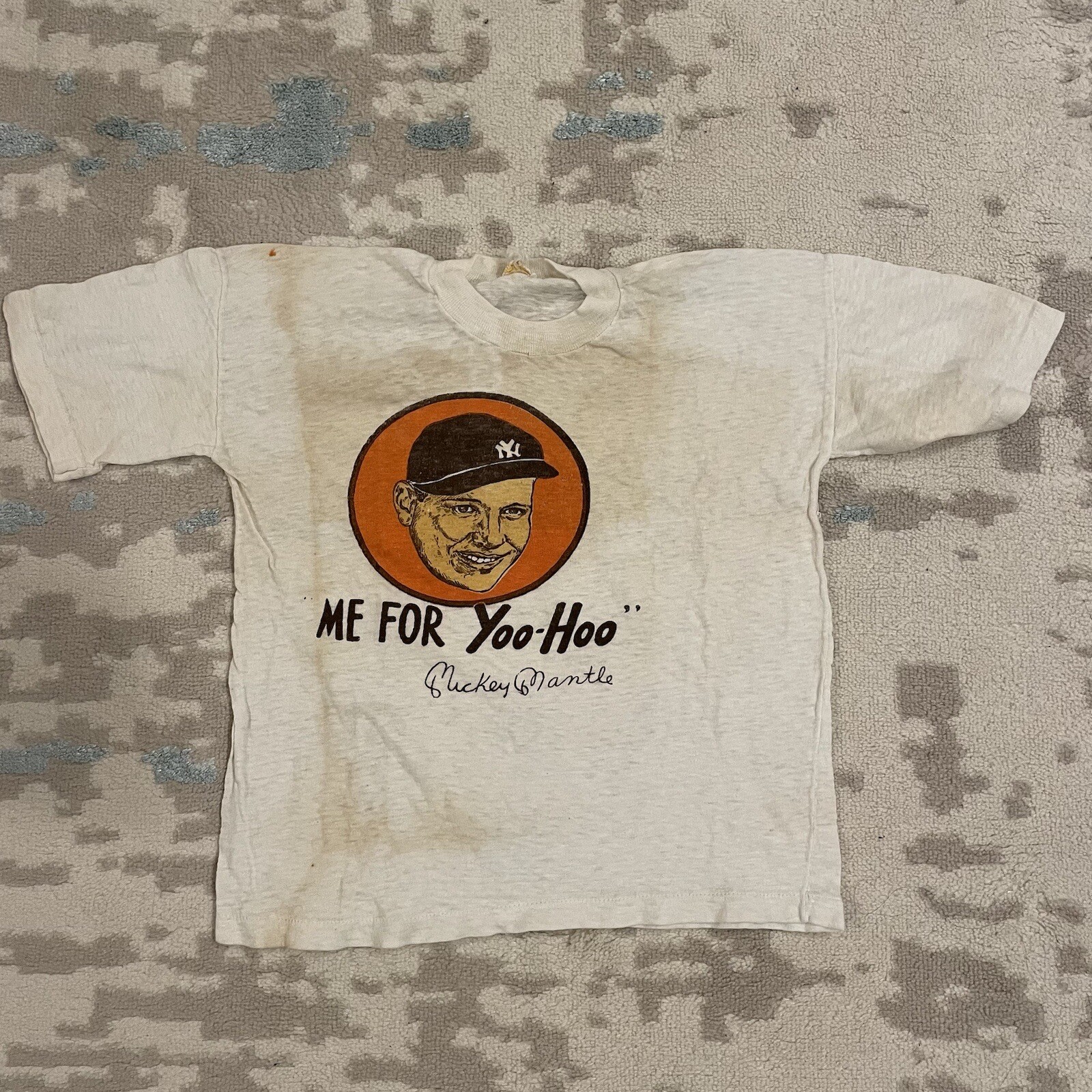 Vintage Mickey Mantle Yoohoo T Shirt
