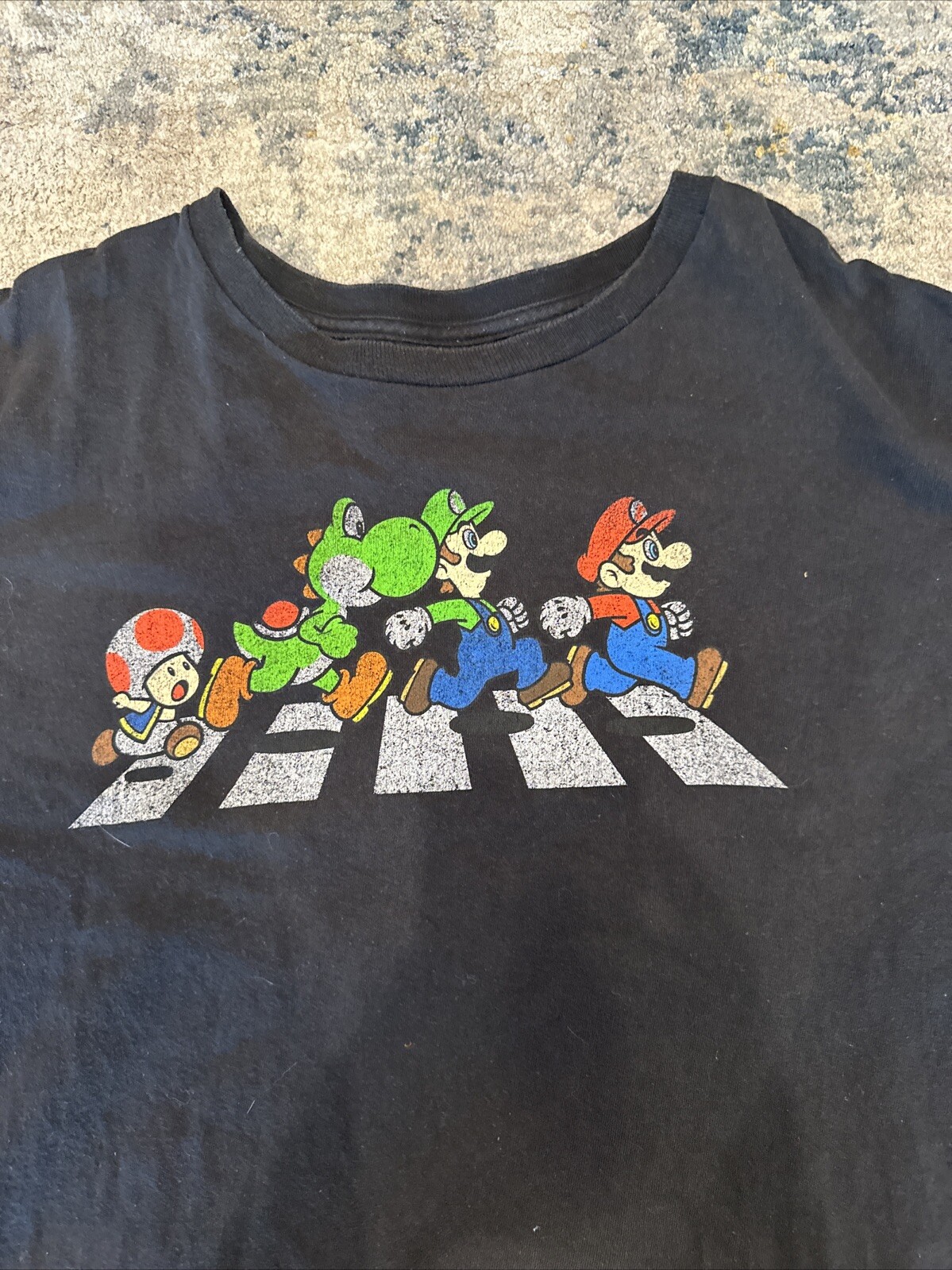 Super Mario Characters Graphic T-Shirt Adult Size 3X-Large 5.3wgn