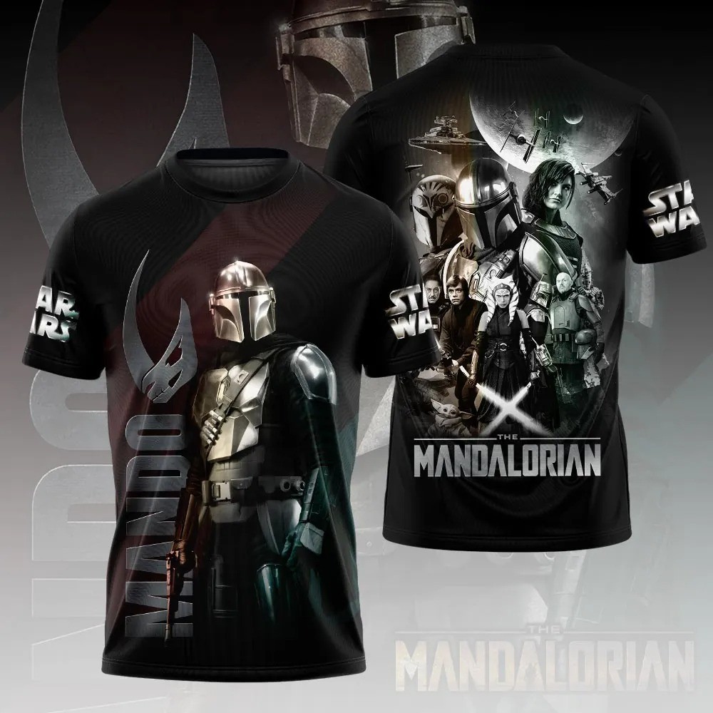 Star Wars The Mandalorian T-shirt Size XS-6XL All Over Print