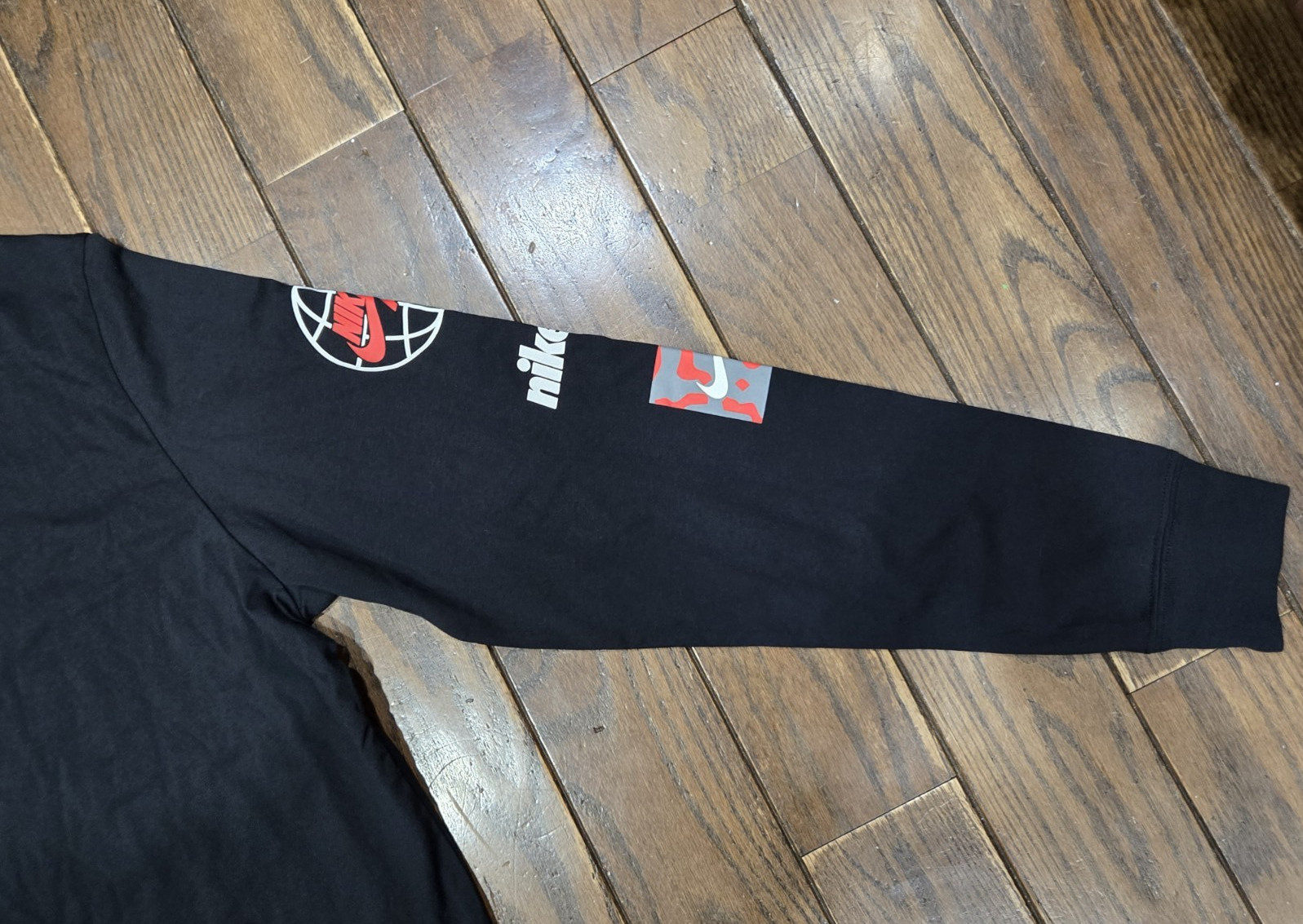 Nike Sportswear NSW Swoosh By Air Long Sleeve Black Shirt Men’s XL NWT