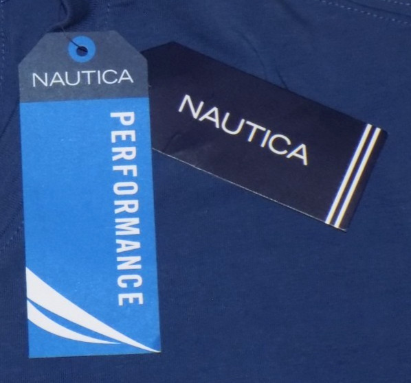 Nautica Men’s Active Stretch Performance V-Neck T-Shirts Undrcurent L New