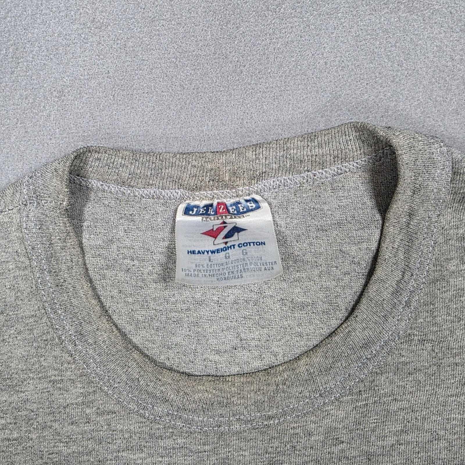 Vintage Jerzees Kansas Speedway Sleeveless Muscle Tee Heather Gray Mens Large