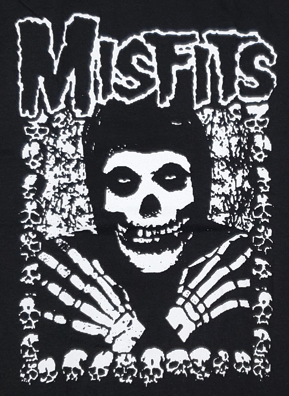 The MISFITS T-shirt Fiend Skull Danzig Horror Punk Rock Tee Men’s New