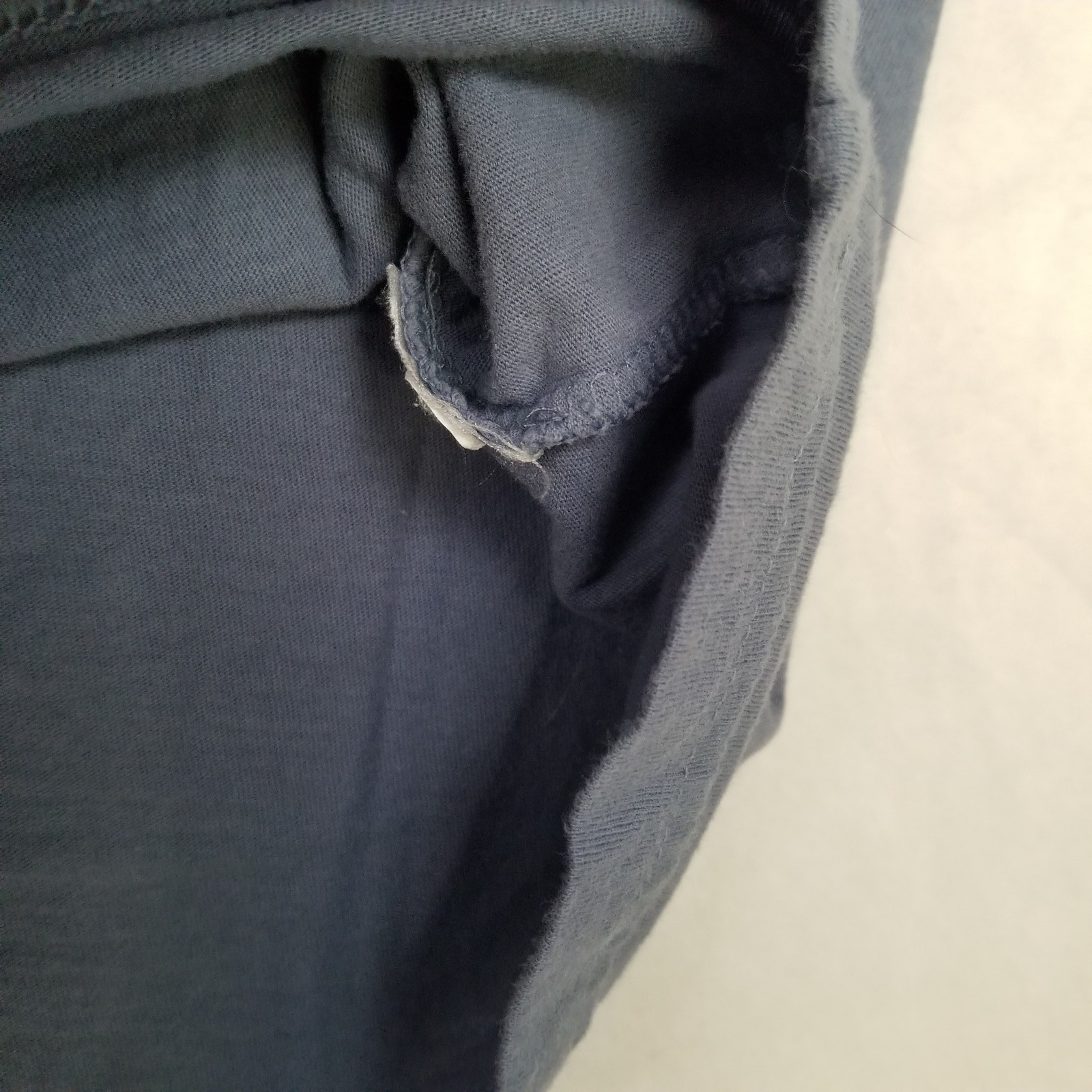 Old Navy Soft-Washed Slate Blue Basic T-Shirt Mens XXL Solid V-Neck Short Sleeve