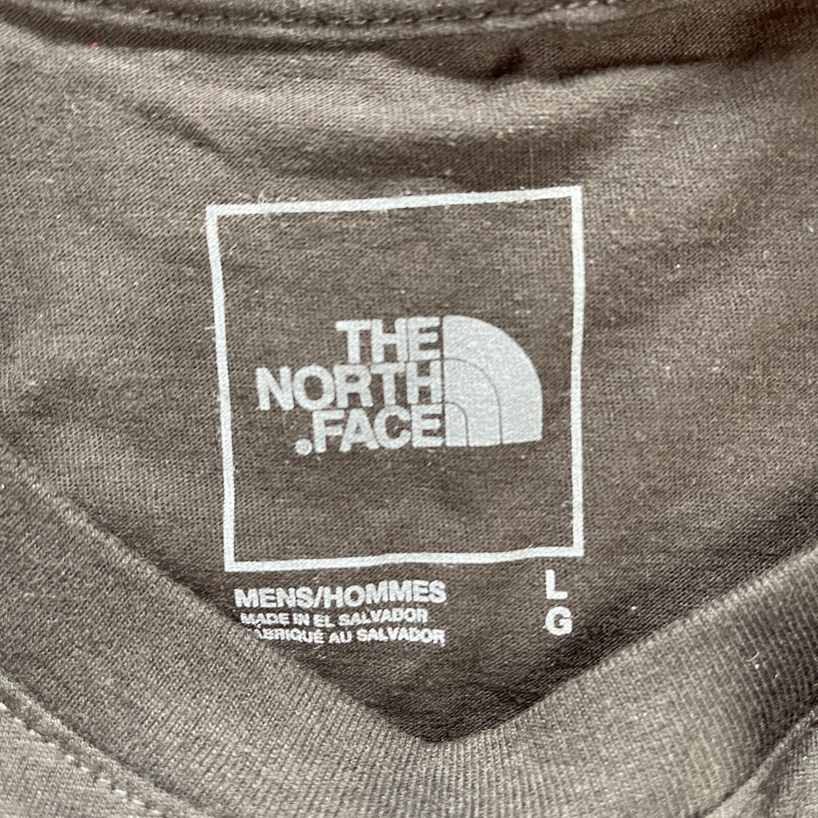 THE NORTH FACE T-Shirt Mens LARGE SS Half Dome Short Sleeve Crew Neck Black NEW