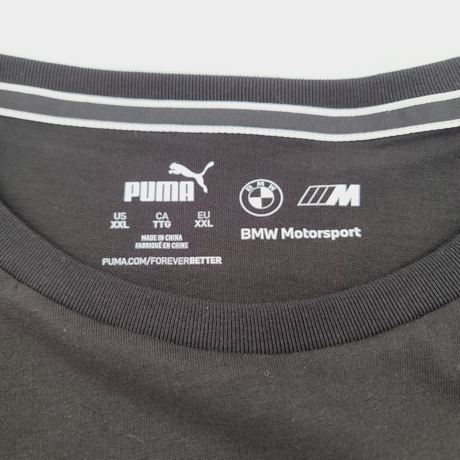 Puma BMW MMS Motorsport Statement Graphic Men’s Tee T-Shirt XXL 2XL Black NEW