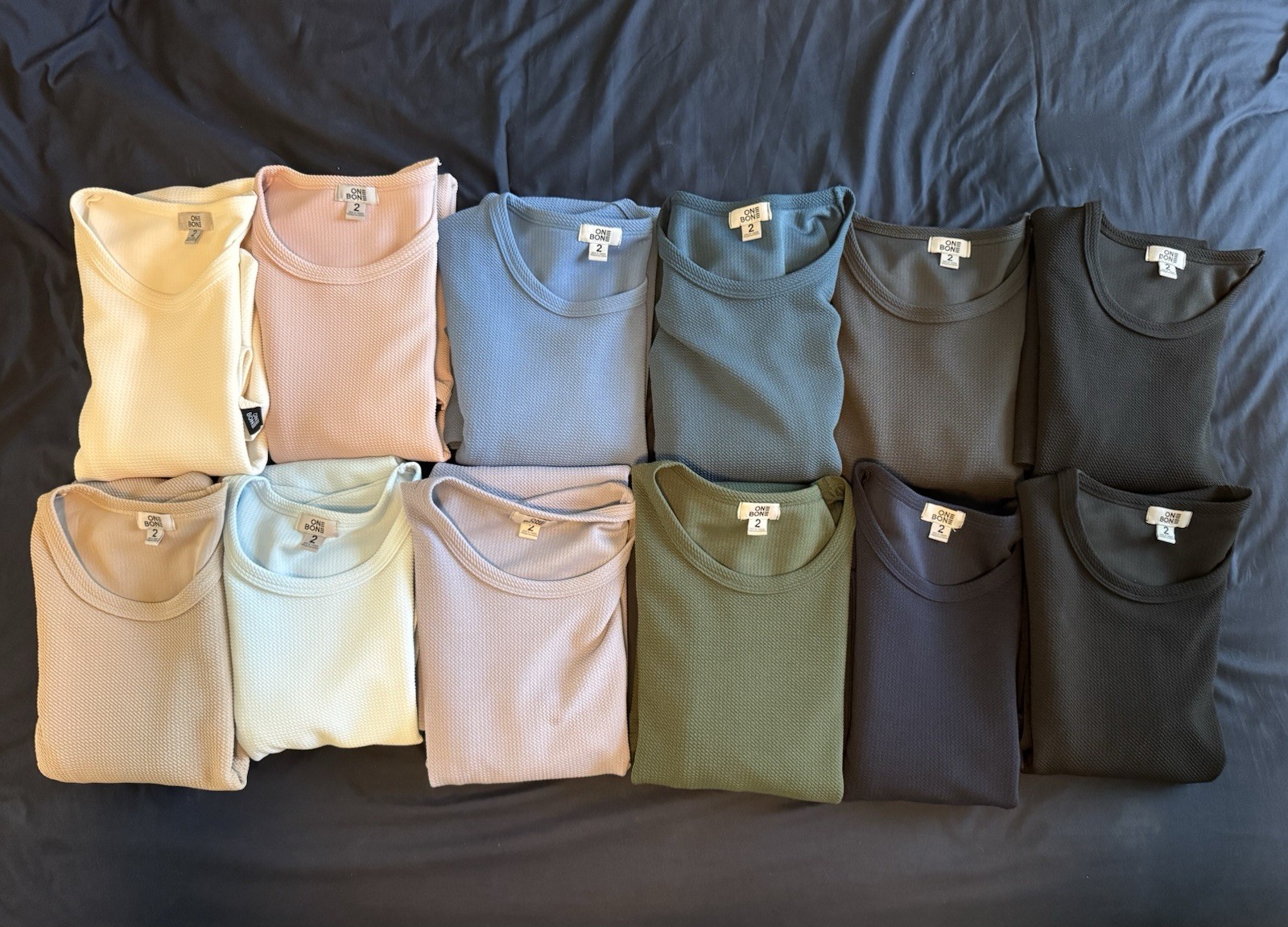 Lot of 12 OneBone Bullet Textured Shirts Size 2 Big & Tall Excellent Condition