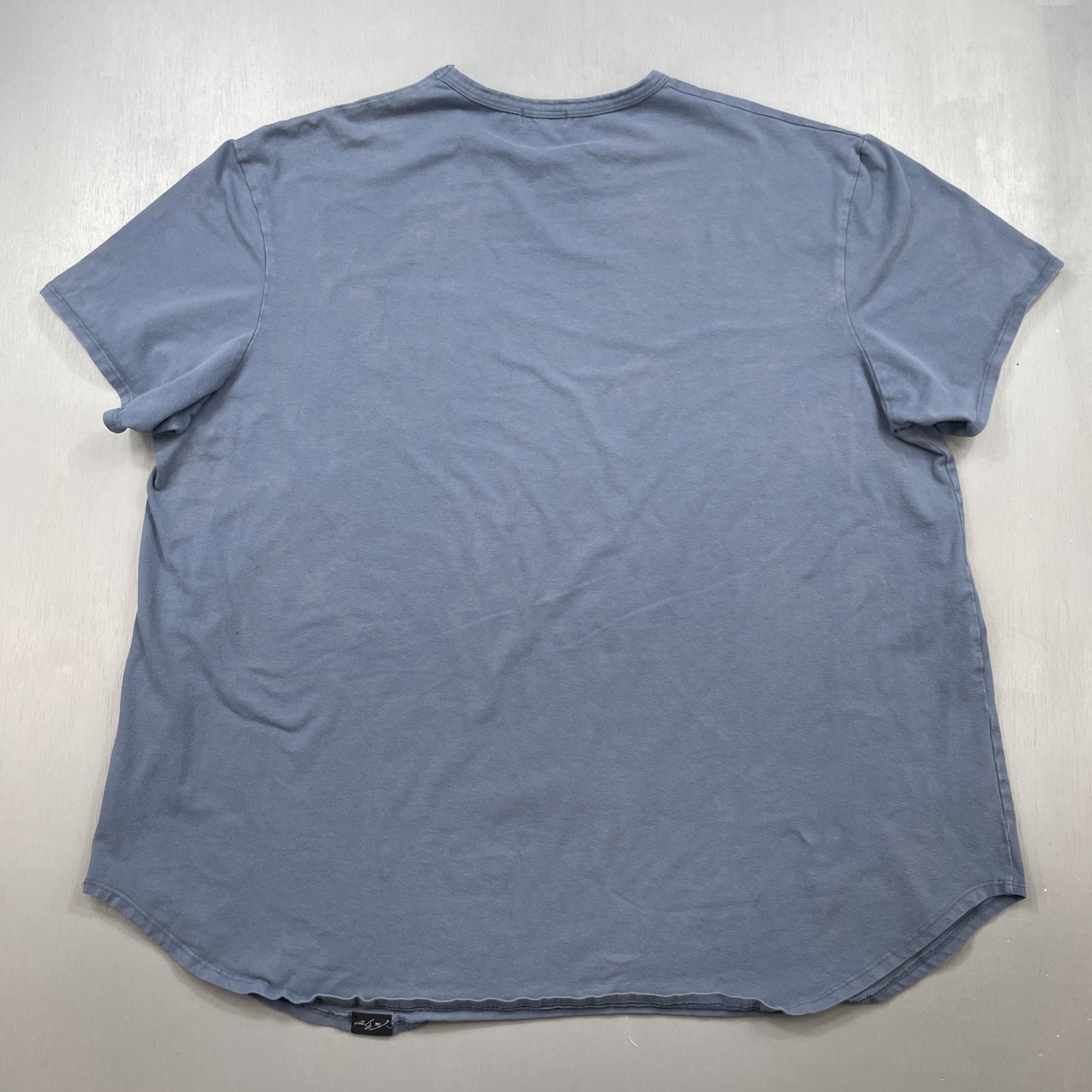 One Bone Shirt Men 3 4XL Scoop Curved Hem Tee Short Sleeve Crew Neck Blue Canada