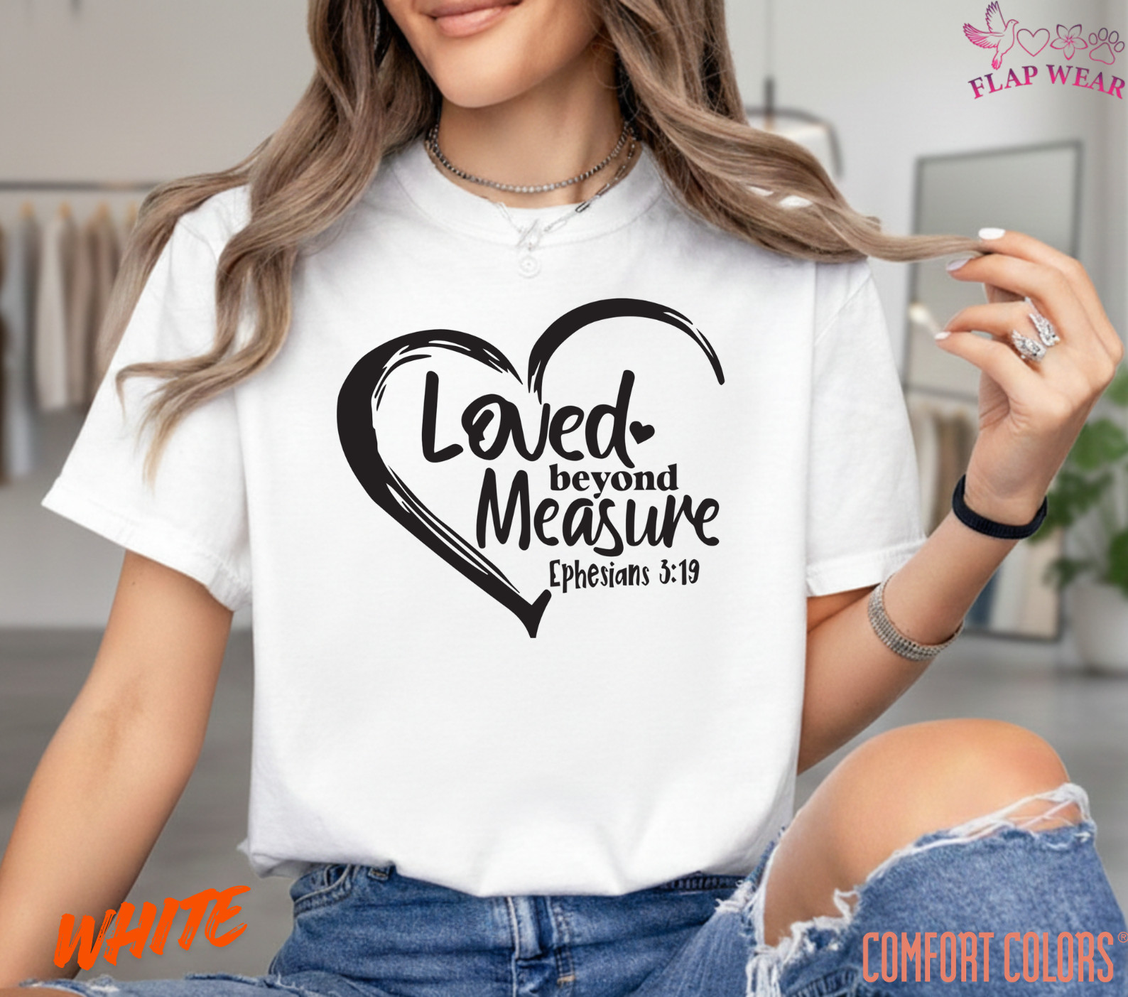 Unisex Loved Beyond Measure T shirt Men T shirt Women valanity Romantic
