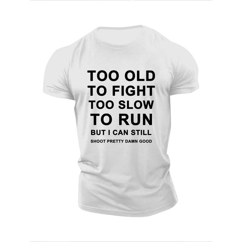 Men Crew Neck Short Sleeve T-Shirts – Breathable Slight Stretch Polyester Fabric