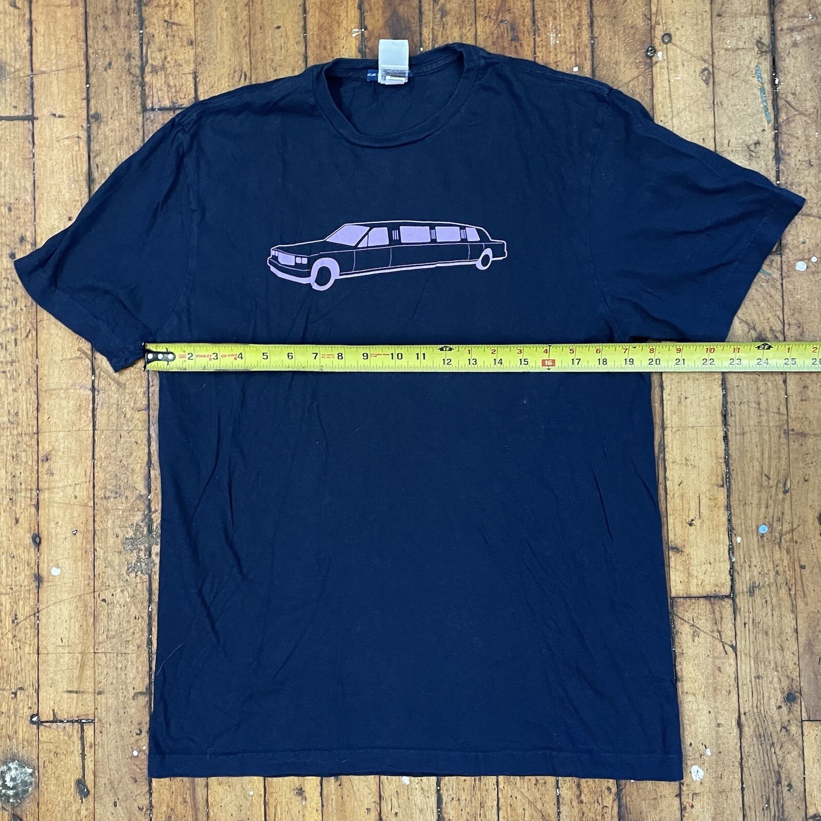 Vintage ~ STRETCH LIMO ~ Medium Black Double Sided Short Sleeve T-Shirt