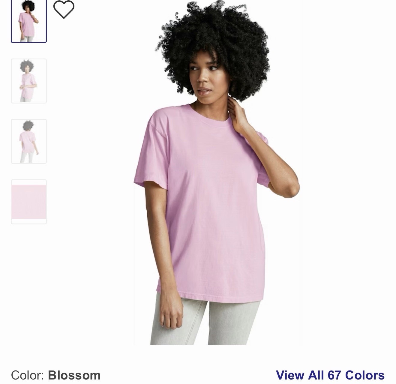 Comfort Colors C1717 – Unisex Heavyweight RS T-Shirt Lot 6 M-L- XL Pink