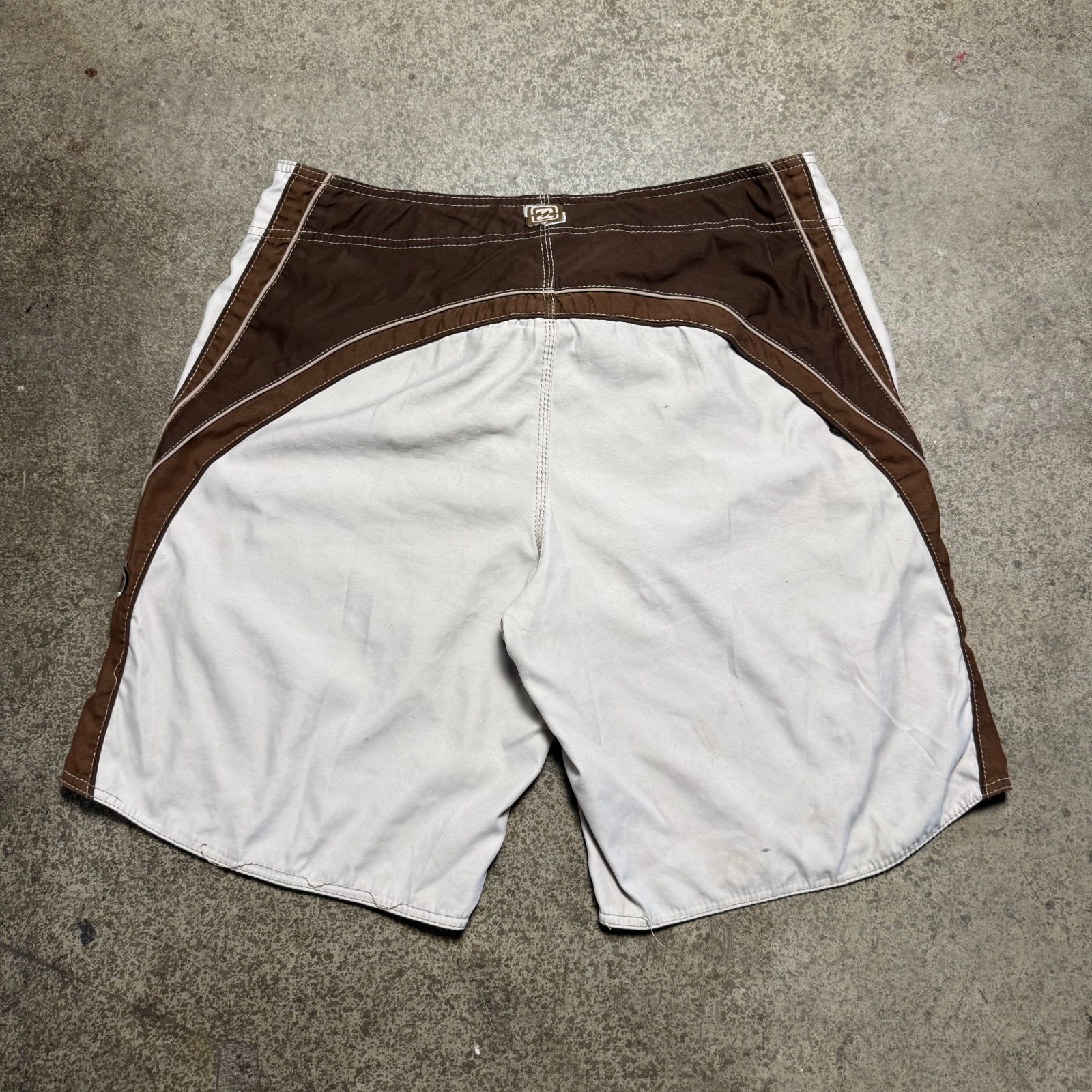 Vintage Billabong Andy Irons Kauai Brown Board Shorts Grail – 36