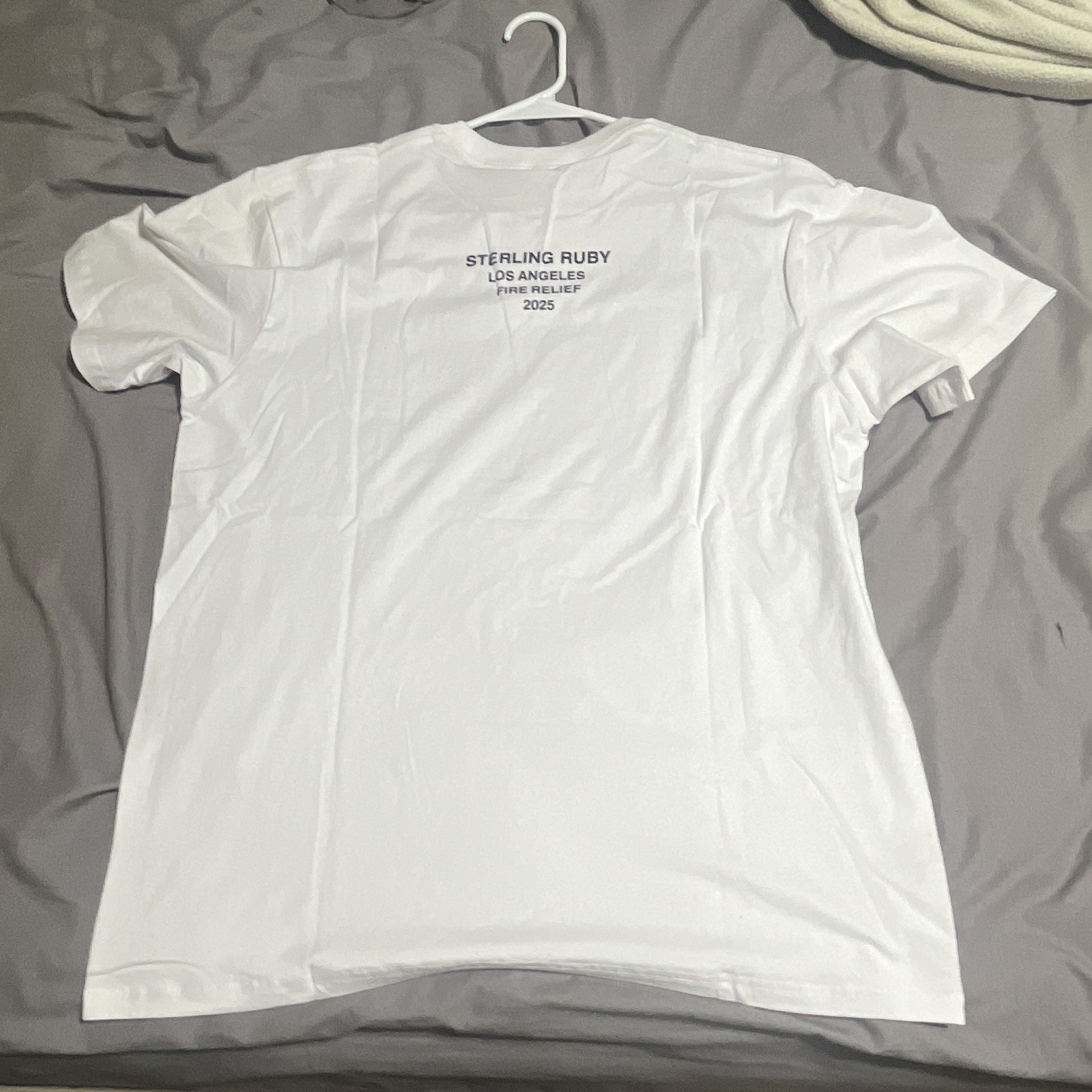 Supreme White Box Logo Graphic Print Cotton Crew Neck Short Sleeve T-Shirt M
