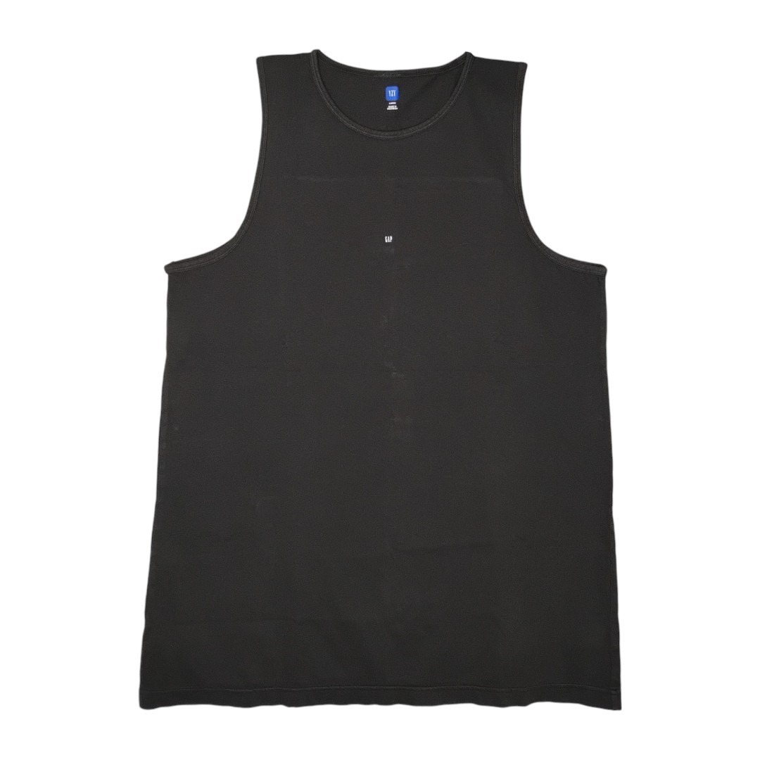 550. Yeezy Gap Yzy Engineered by Balenciaga Loose Tank Top Men Large Black NWOT