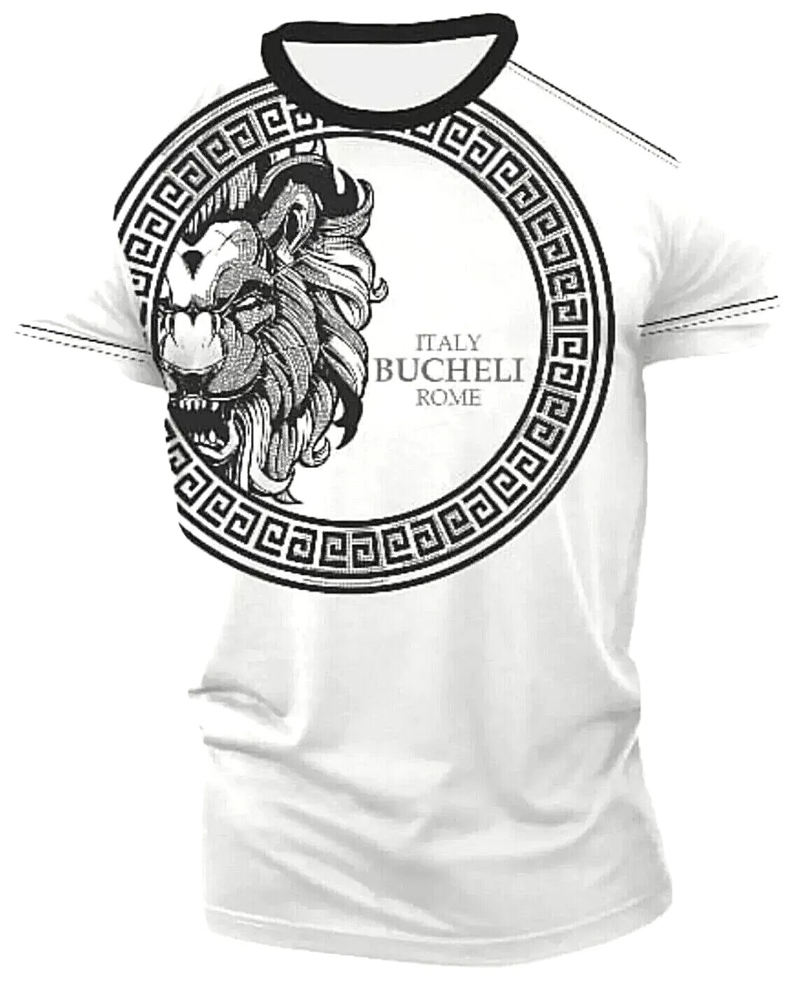 Men’s Bucheli T Shirt,Italian Style,Cotton,Slim Fit,Stretch S M….A5.