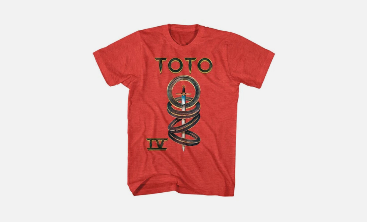 Toto Band Turn Back Album Music Concert Tour Unisex Red T-Shirt All Size