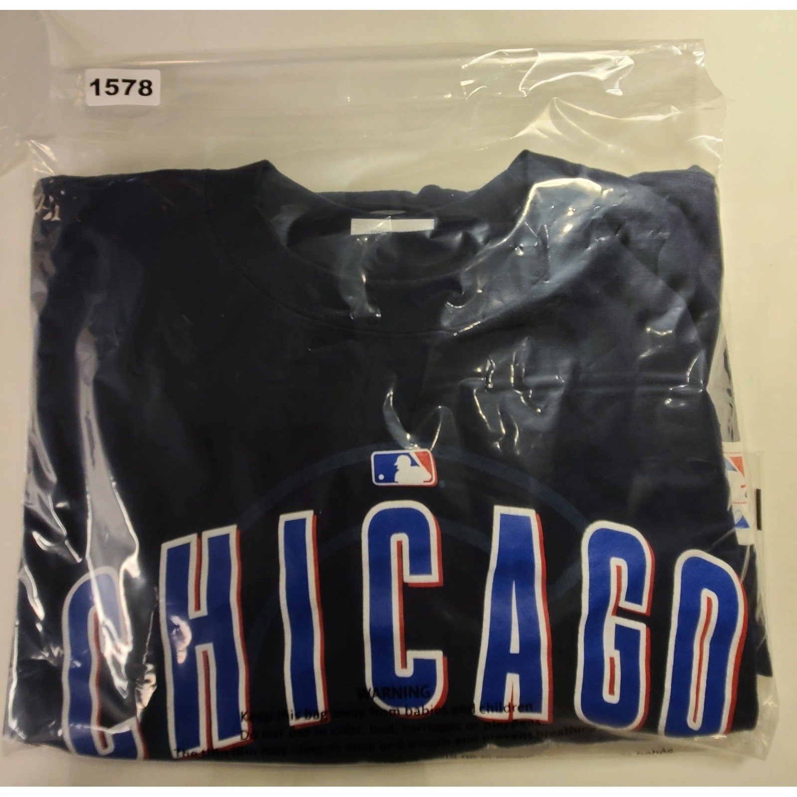 Majestic Chicago Baseball MLB Authentic Collection Navy TShirt Style Men’s Large