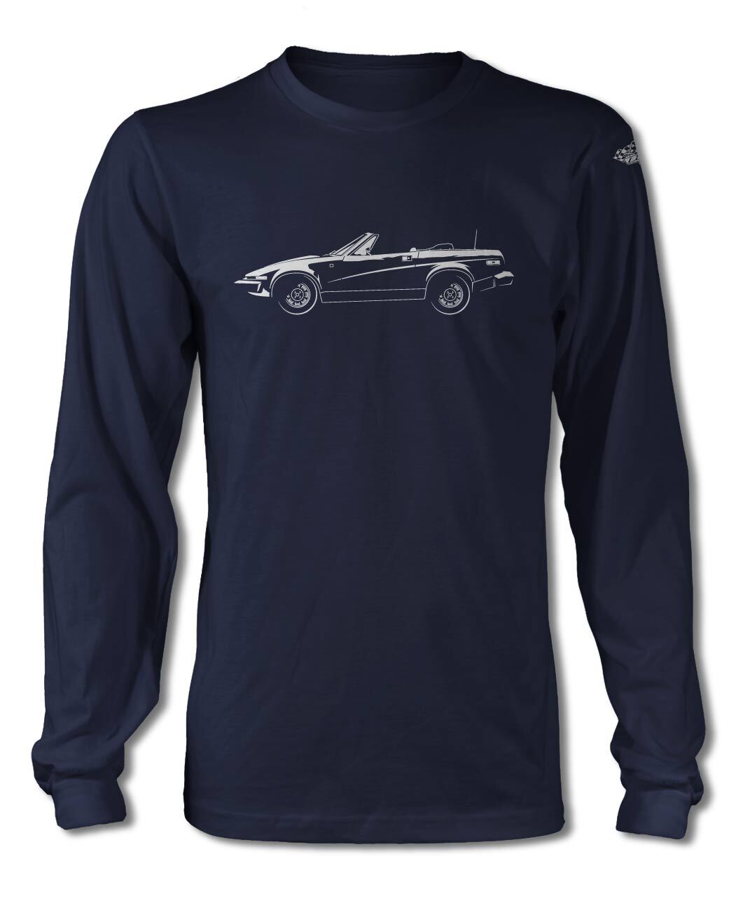 Triumph TR7 Convertible T-Shirt – Long Sleeves – Side View