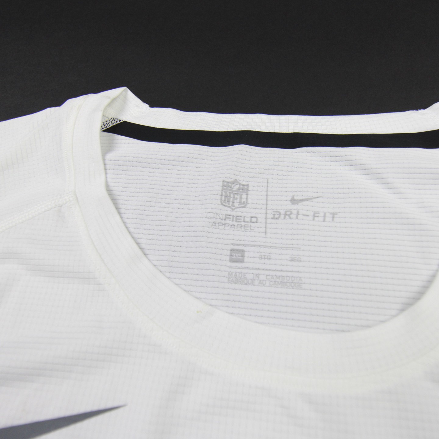 Nike NFL On Field Dri-Fit Short Sleeve Shirt Men’s White New without Tags 3XL