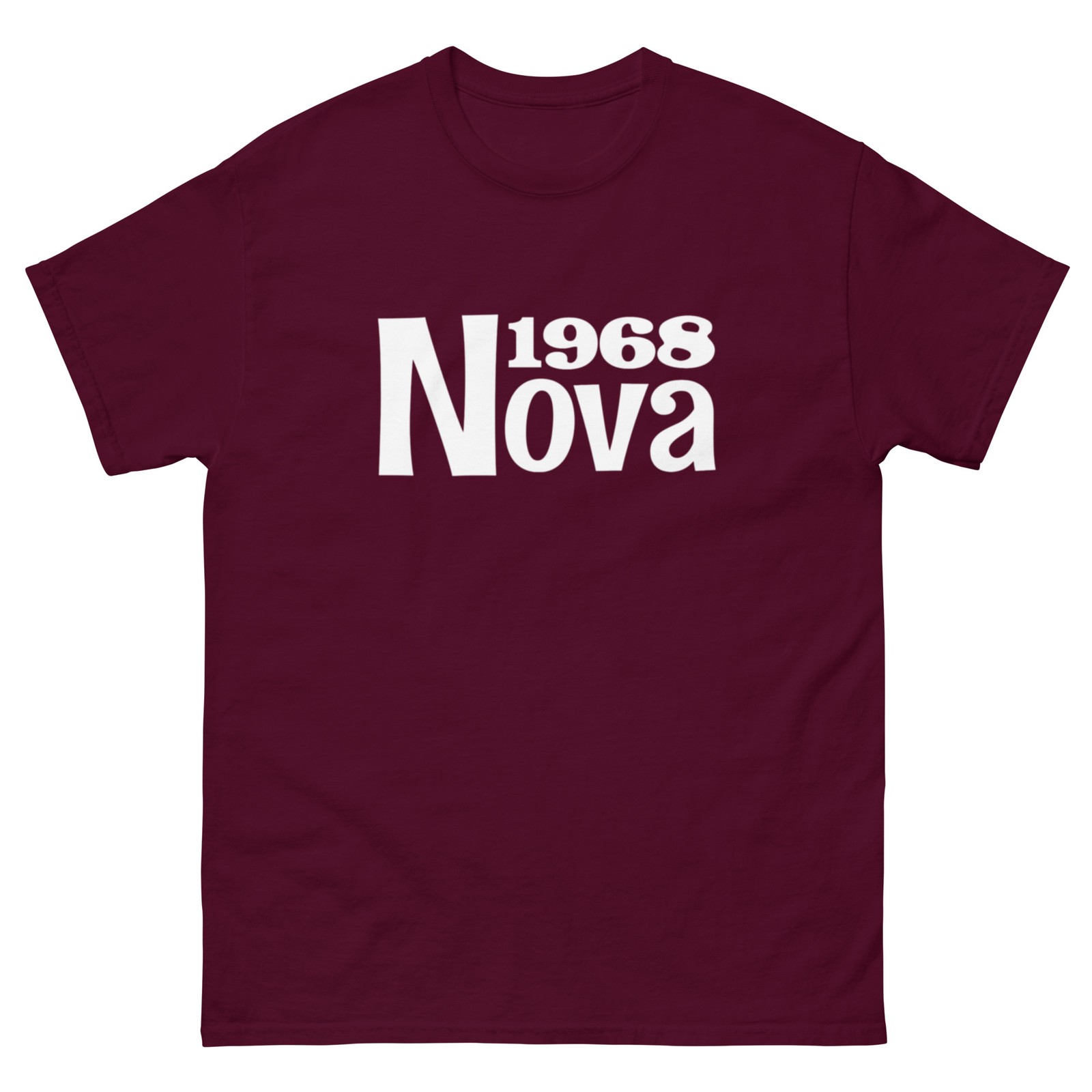 1968 CHEVY NOVA T-SHIRT sizes SMALL thru 5XL CHOOSE FROM 10 COLORS!
