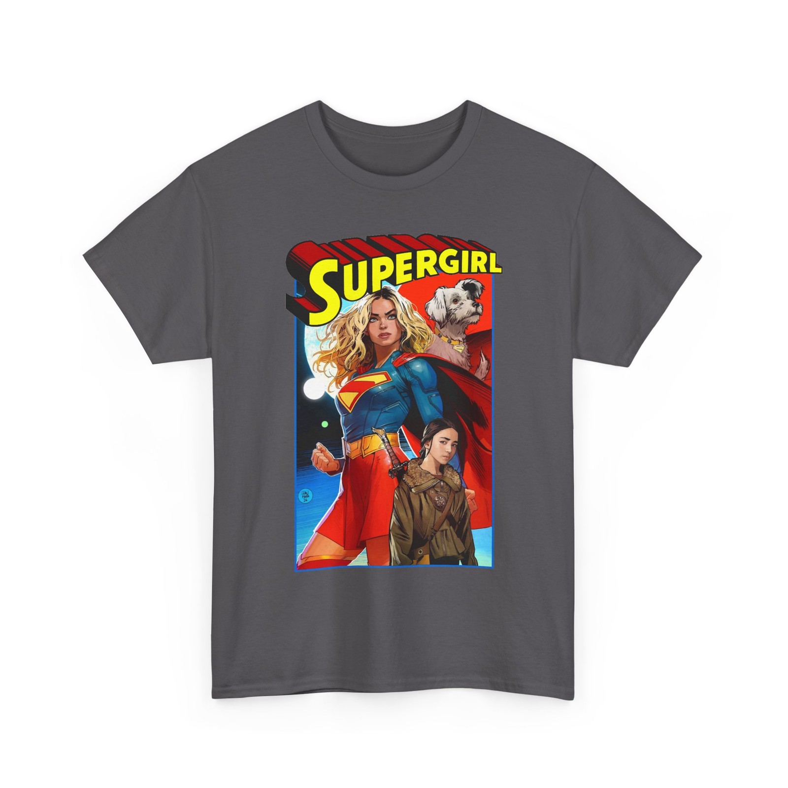 Supergirl T-Shirt Dan Mora Art 2026 DC Comics Movie Milly Alcock Vintage-Style