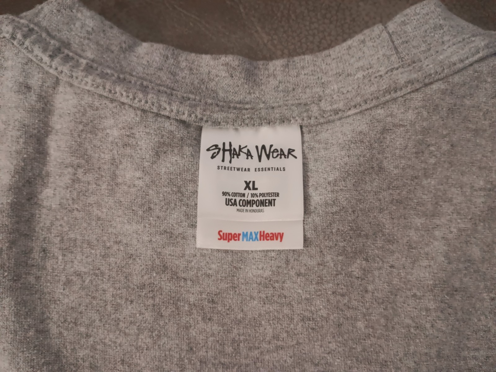 Shaka Wear 7.5 oz Super Max Heavyweight Short Sleeve Blank T-Shirt Sz XL LOT