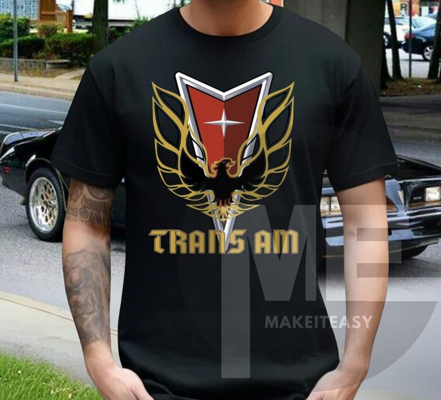 Pontiac Trans Am Firebird Logo T-shirt Size S – 5XL tee Fan gift