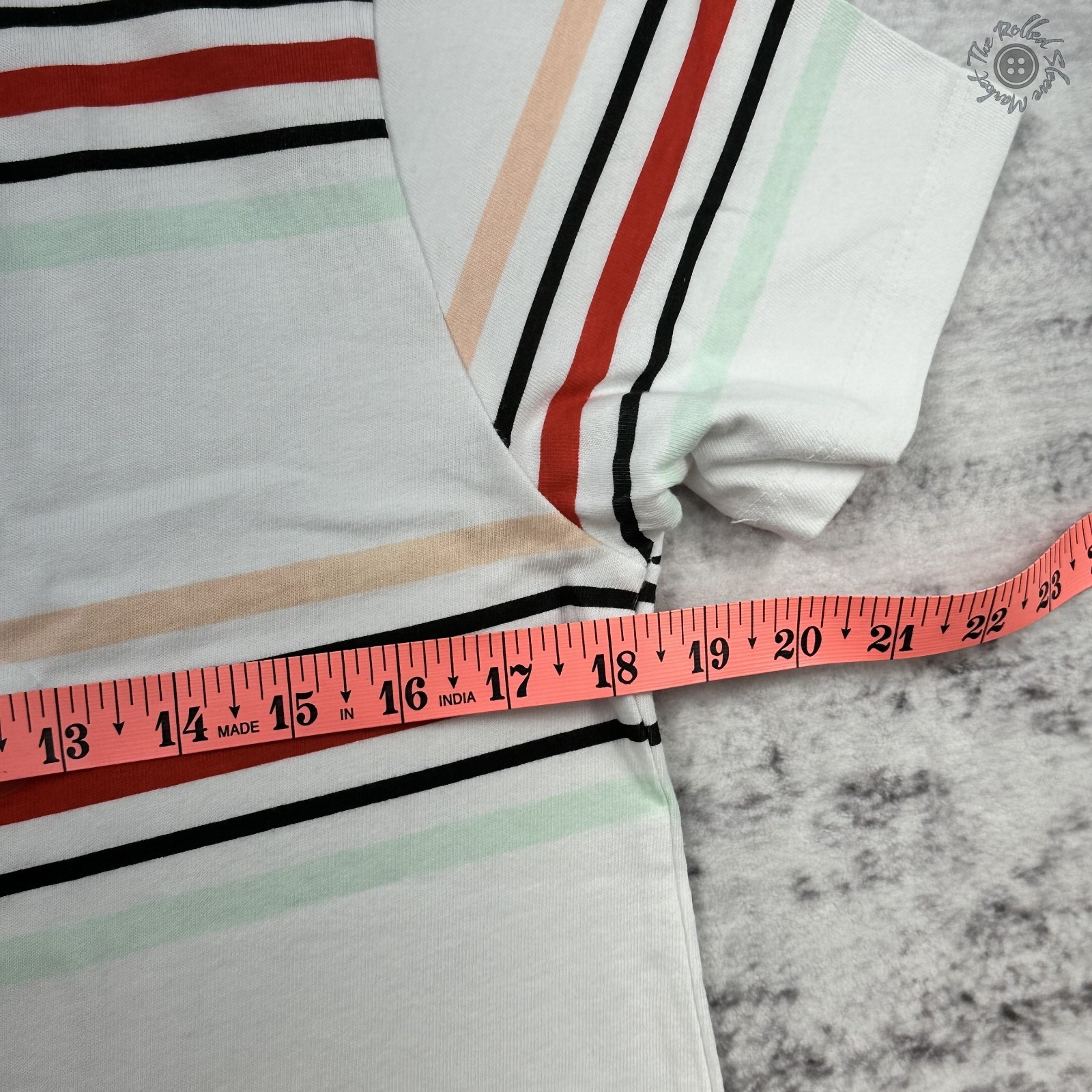 NWT Vans Men’s Small Fruit Party Stripe T-Shirt White Multicolor MSRP $35
